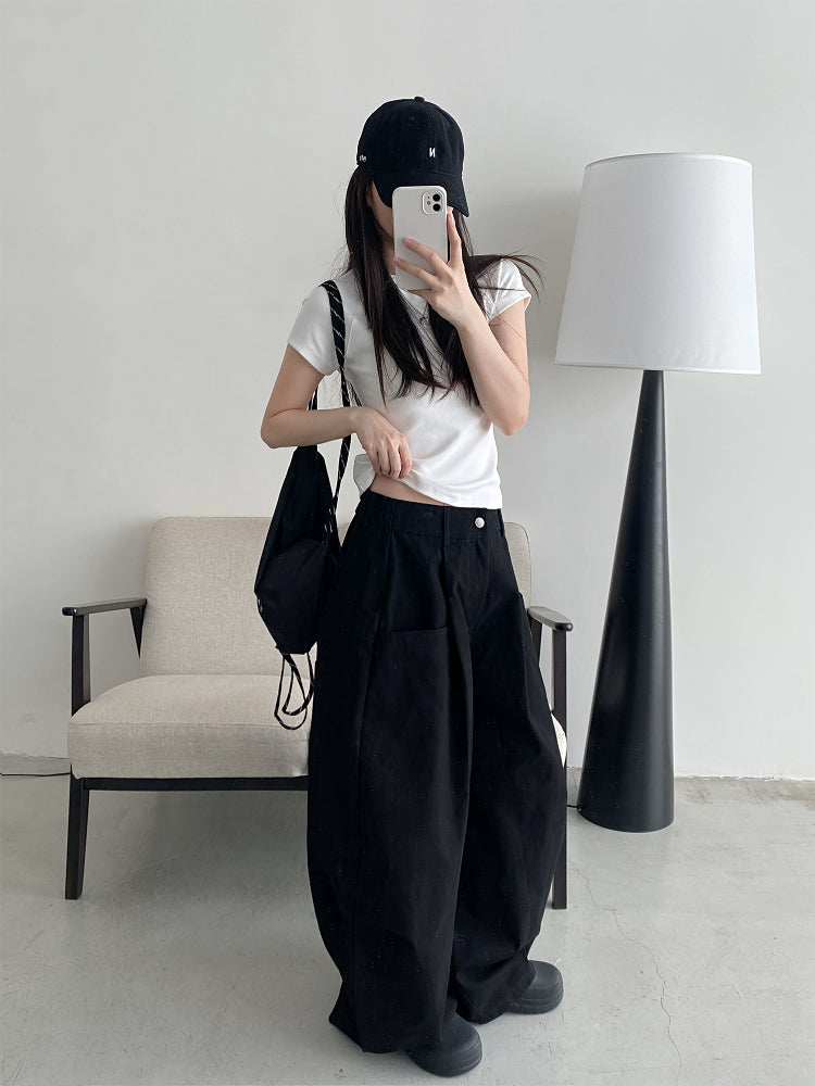 ワイドレッグパンツ    N569