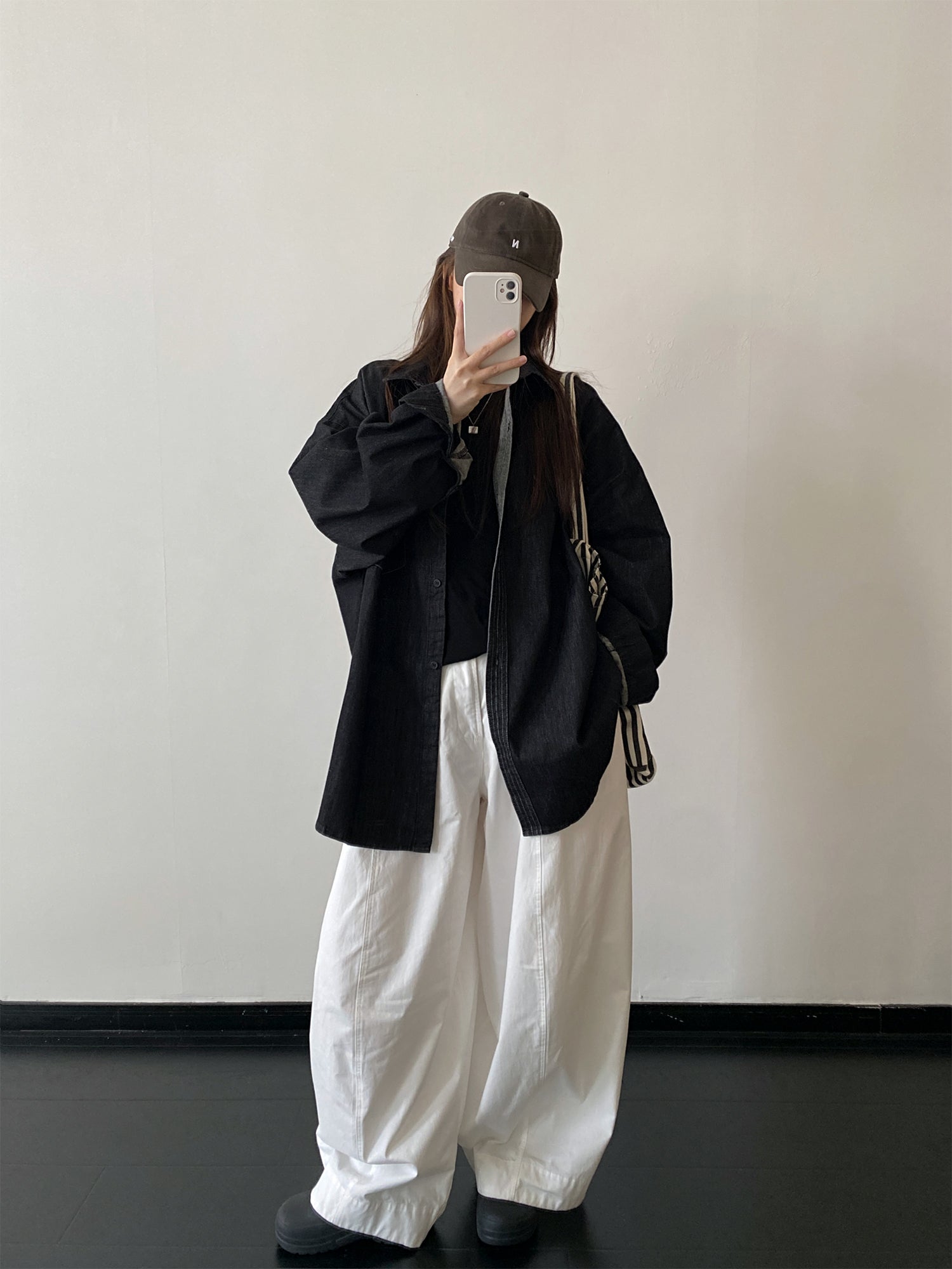 ワイドデニムジャケット    N573