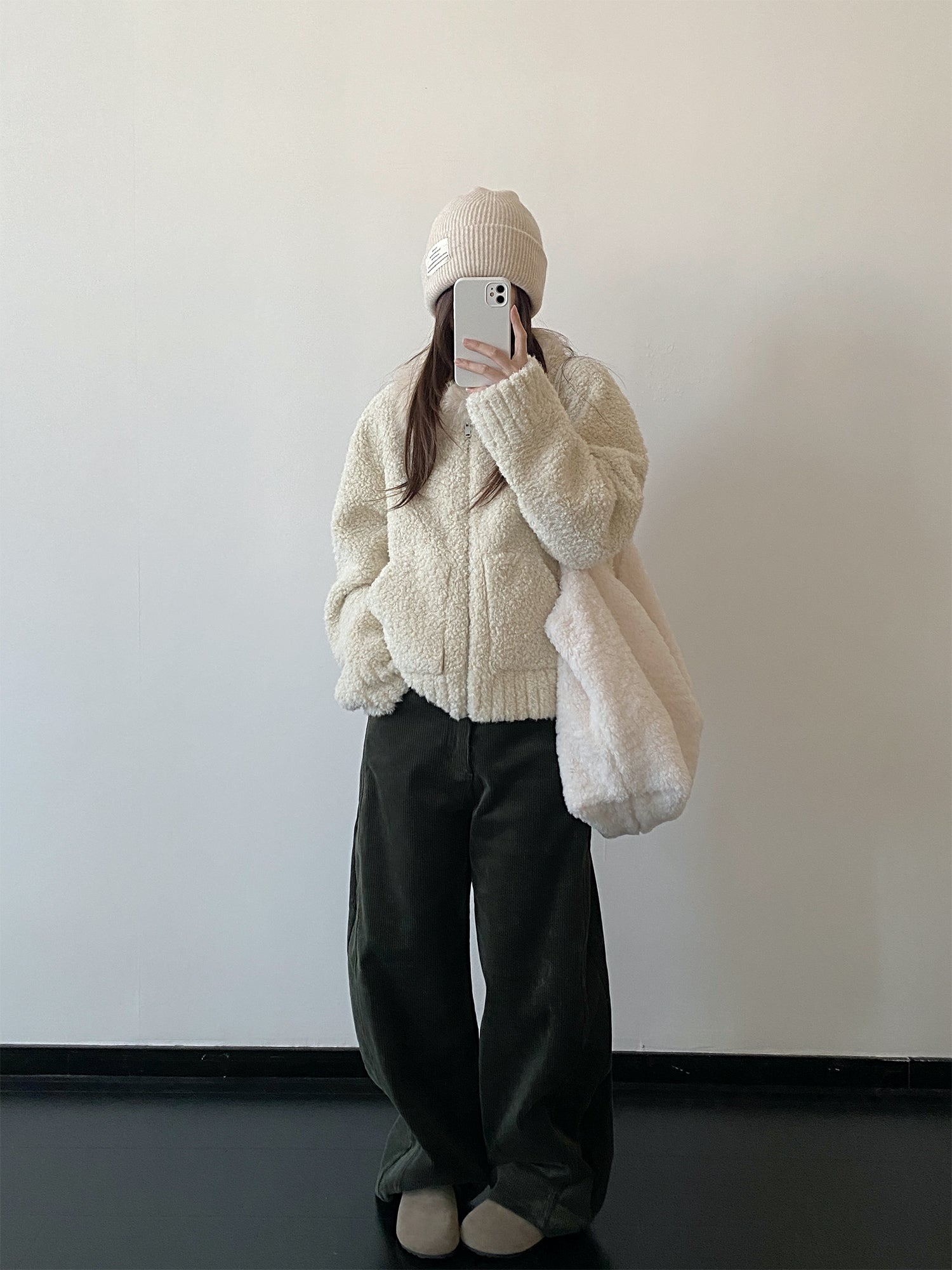 コーデュロイワイドレッグパンツ    N990