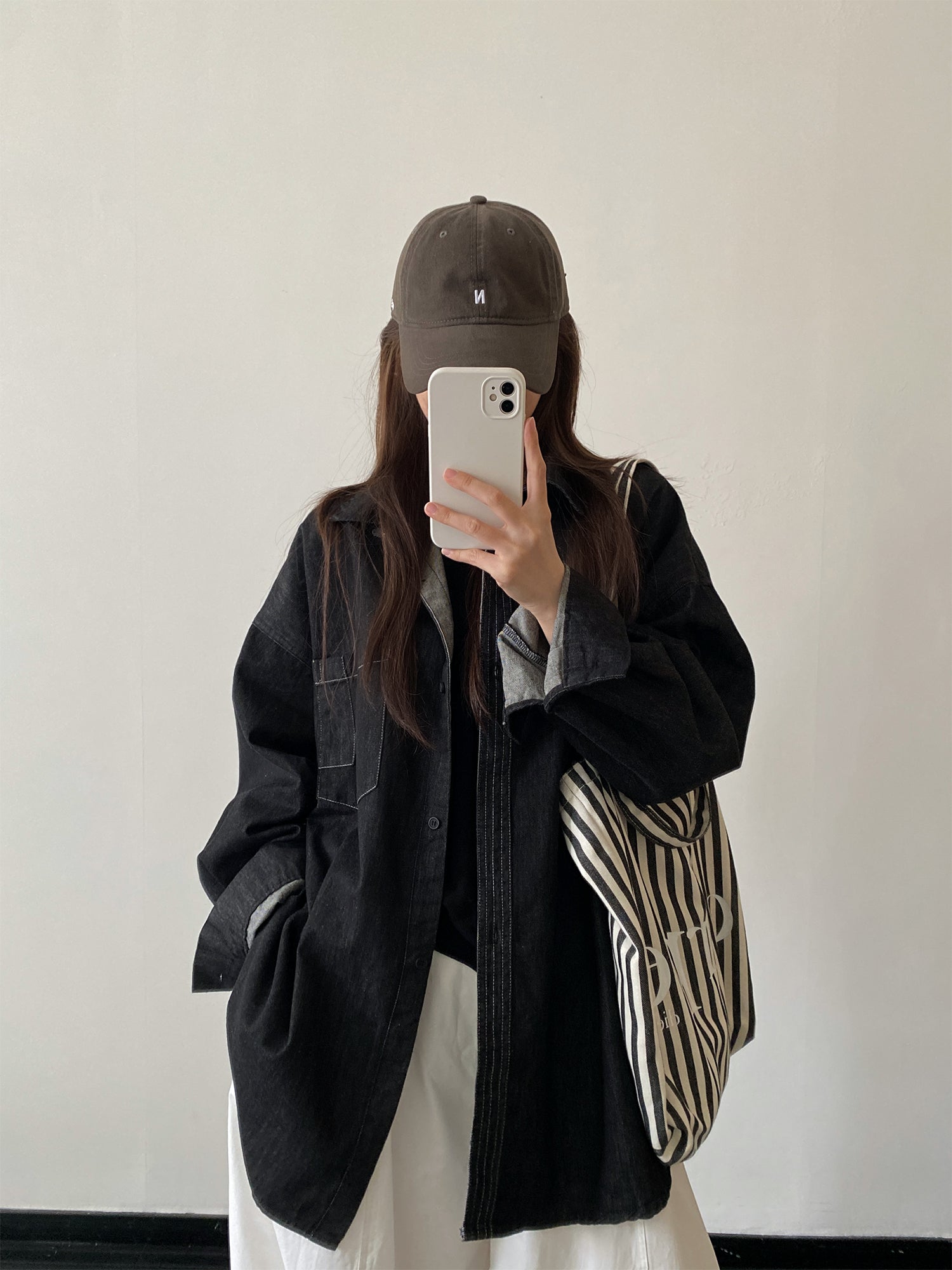 ワイドデニムジャケット    N573