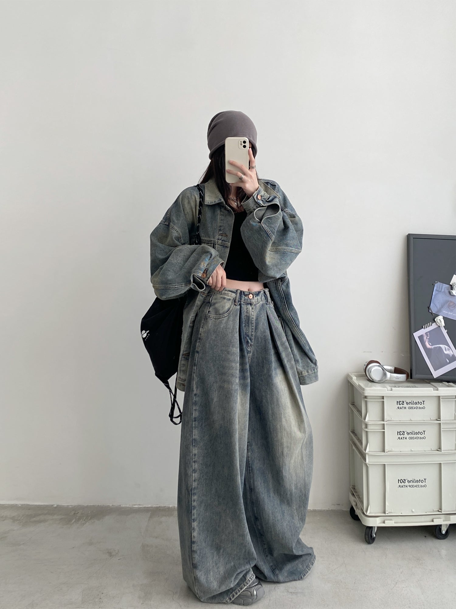 オーバーサイズデニムセットアップ N616