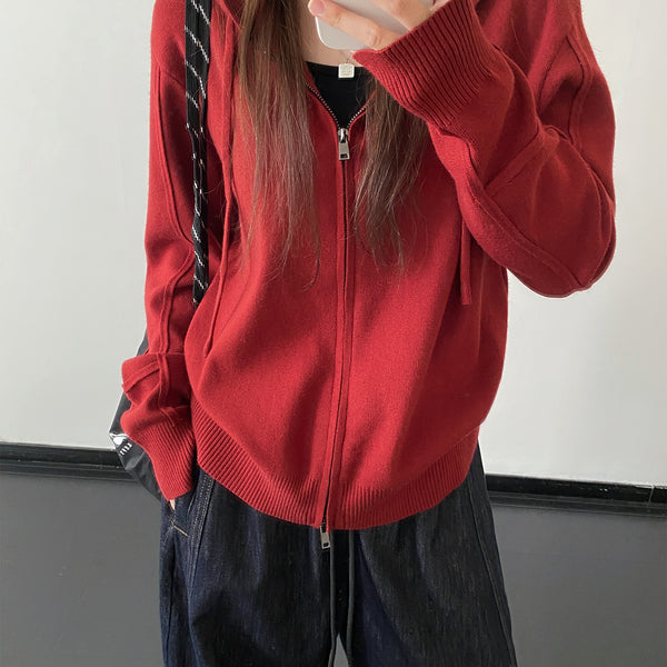 ニットパーカー N572