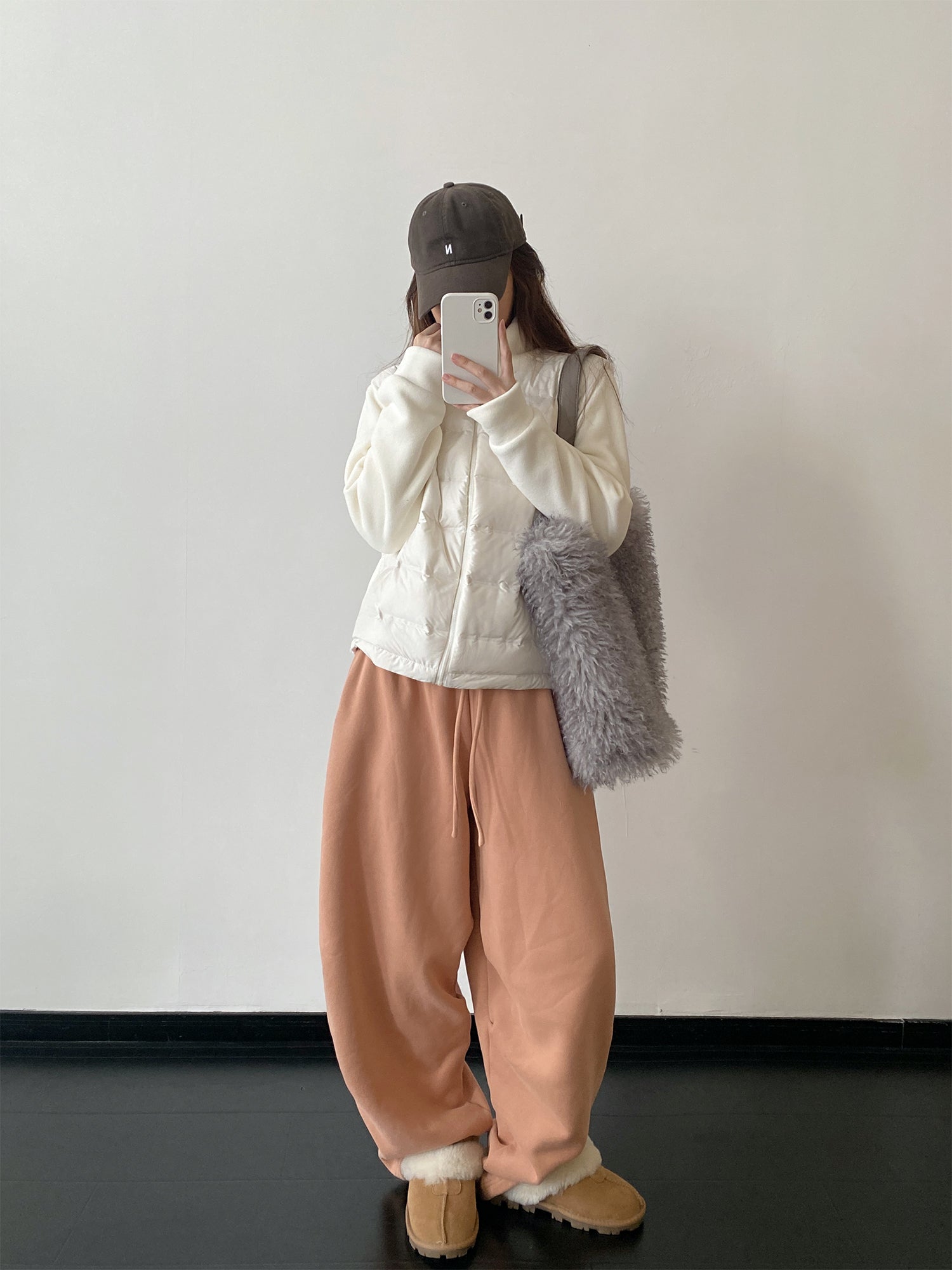 フリース裏地スウェットパンツ    N900