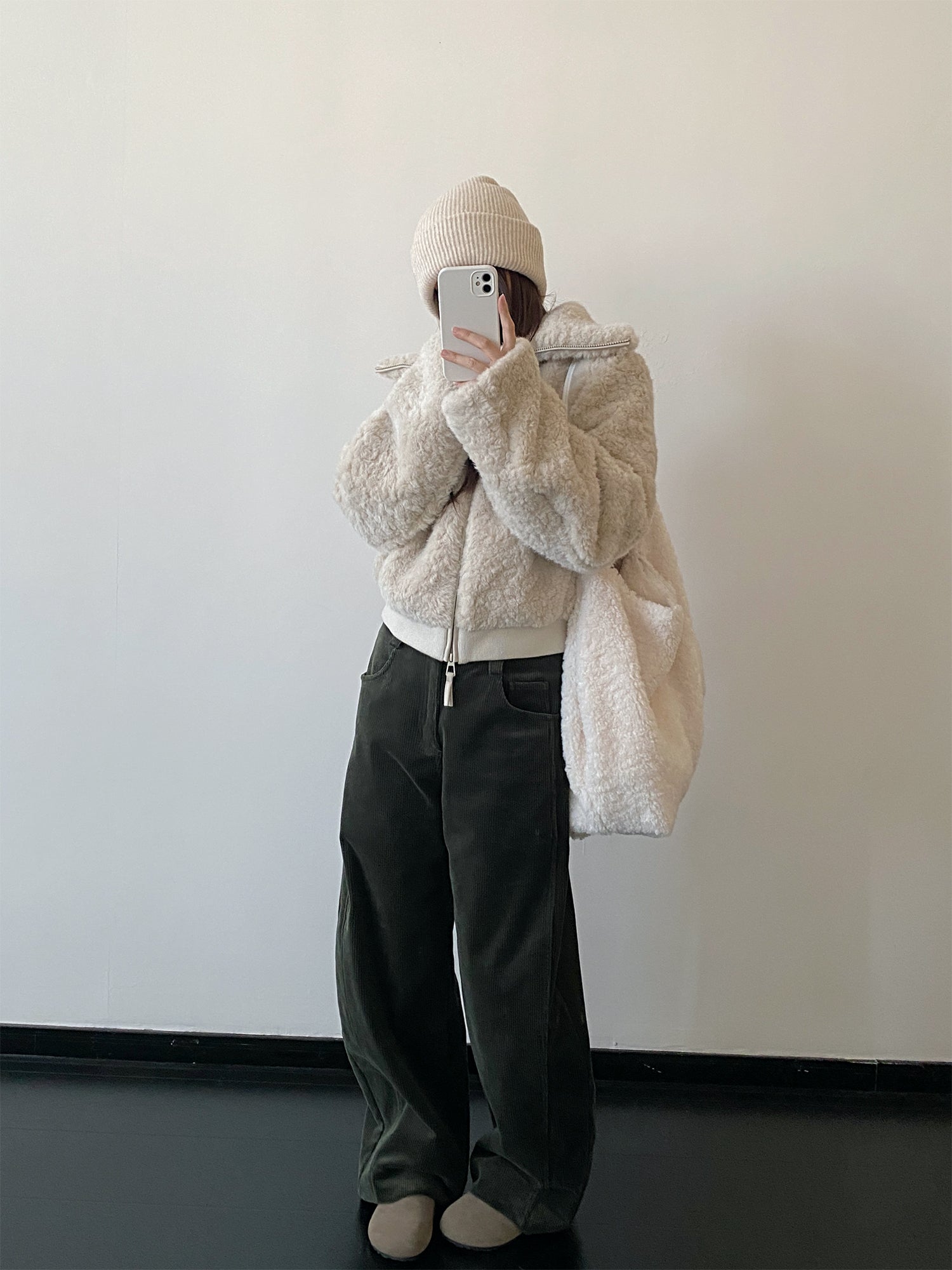 コーデュロイワイドレッグパンツ    N990