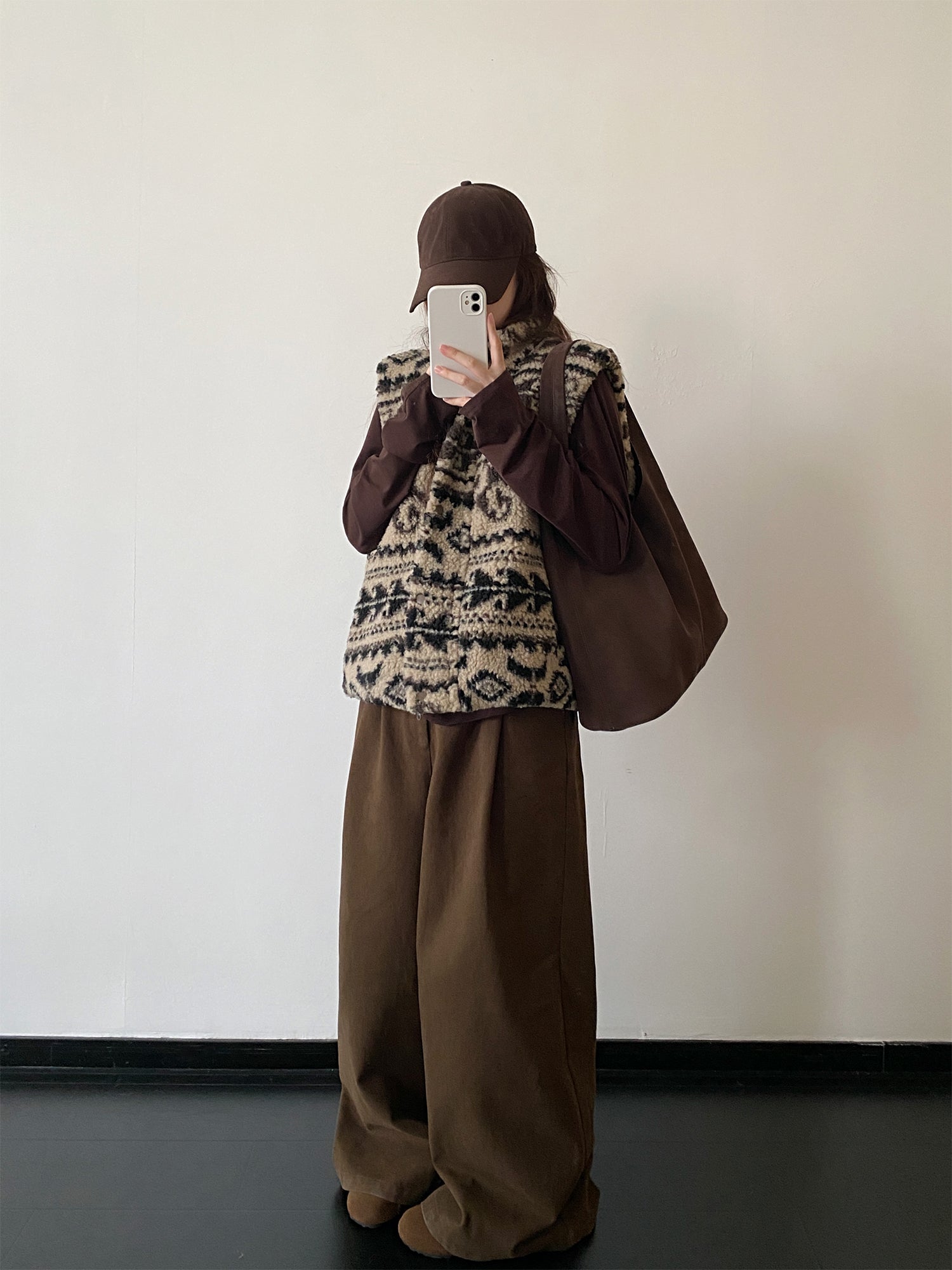 ワイドレッグカーブパンツ N857