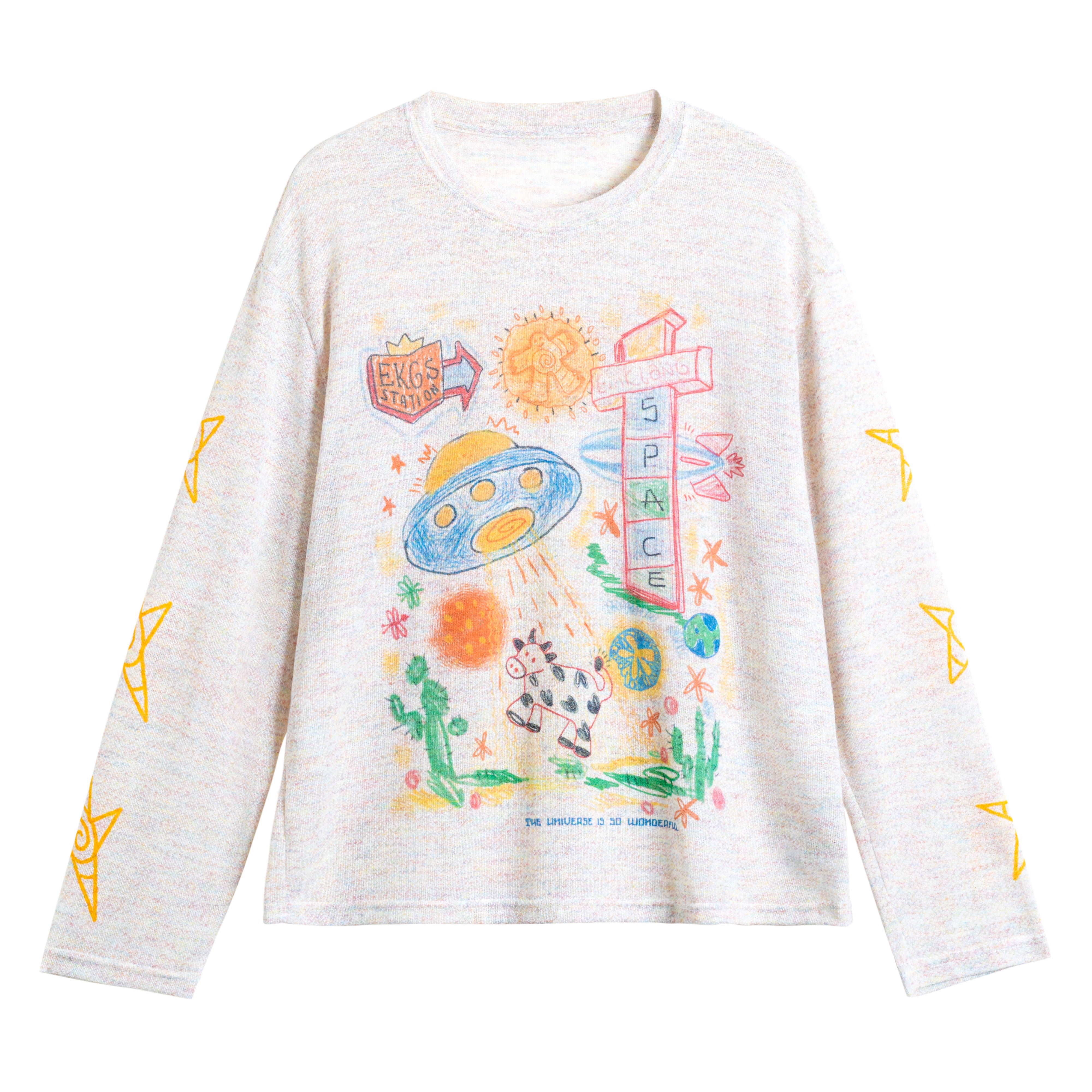 アメリカンレトロ長袖Tシャツ    N492
