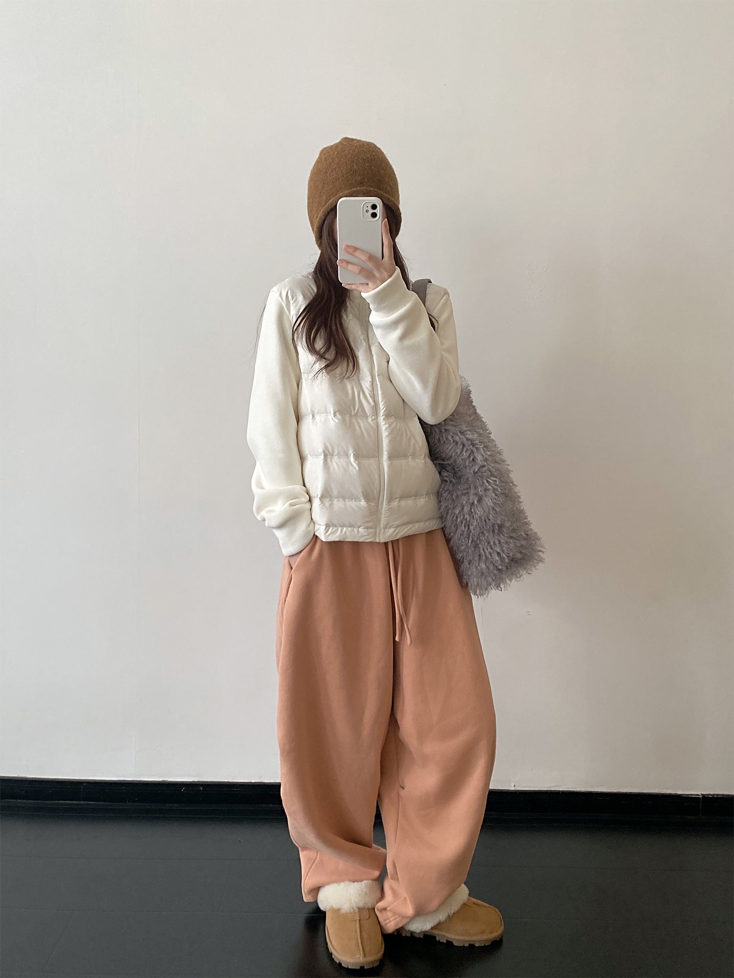 フリース裏地スウェットパンツ    N900