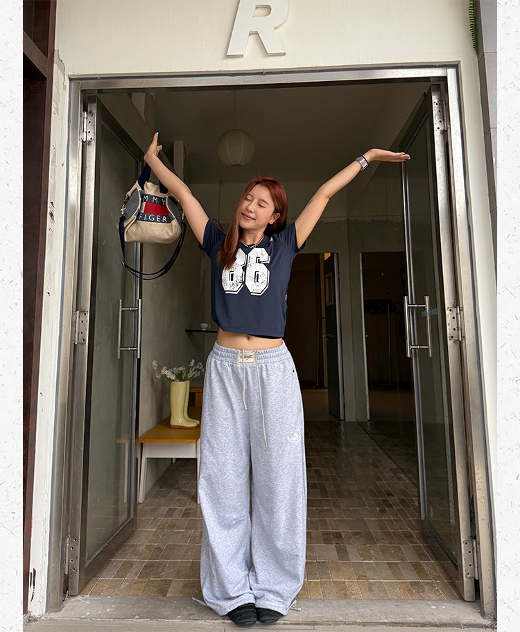 ヴィンテージ風ナンバリング フットボールTシャツ    N510