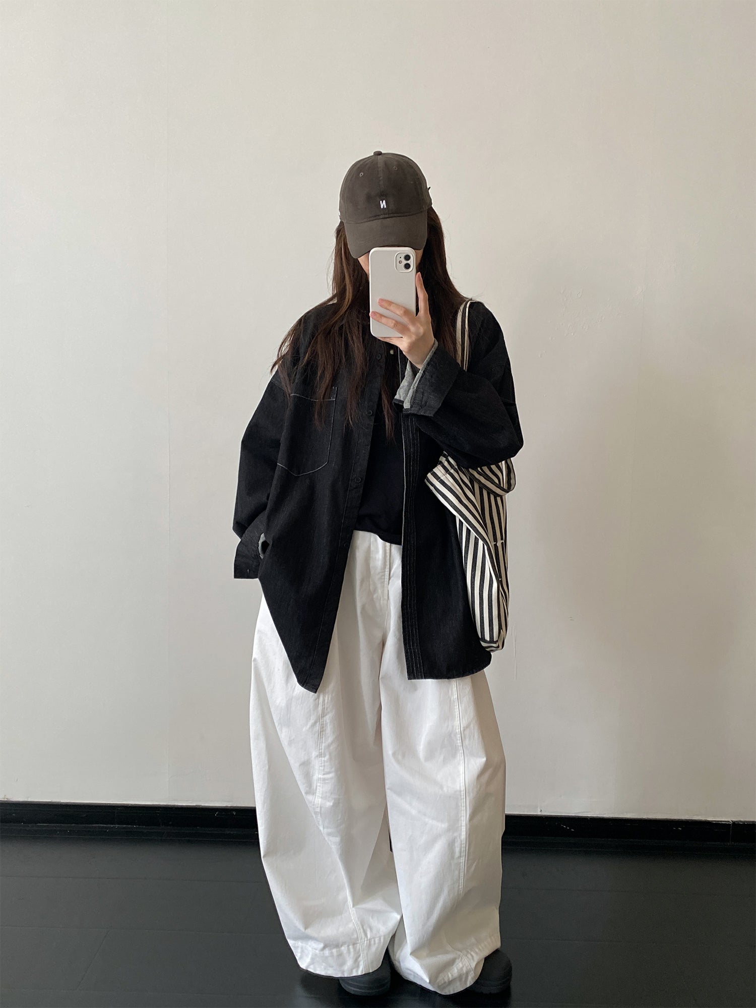 ワイドデニムジャケット    N573