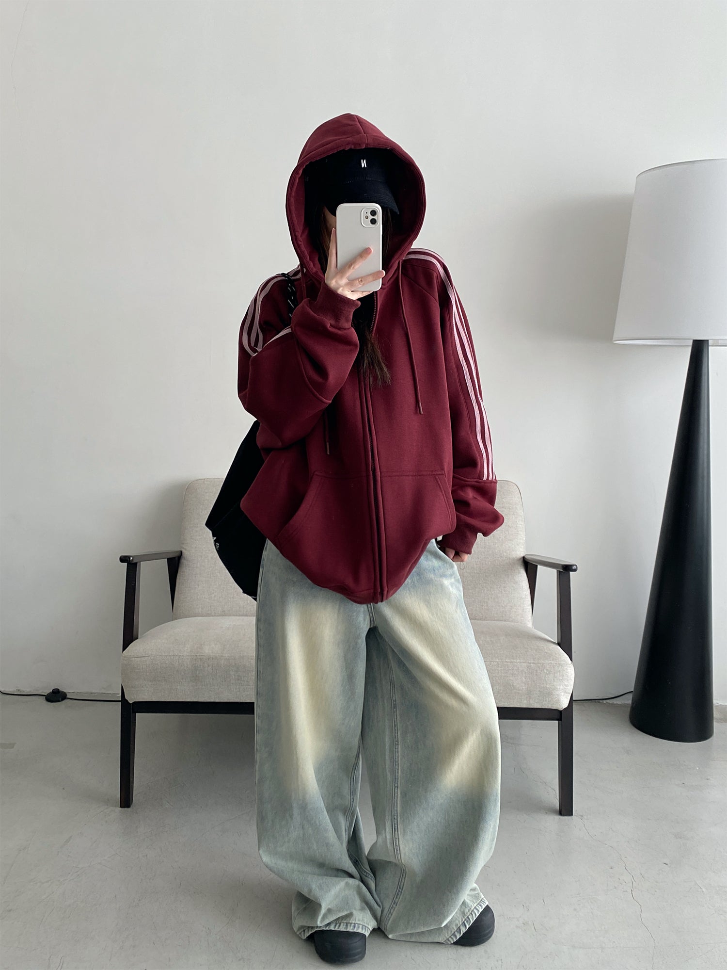 ワイドカーブデニムパンツ N576