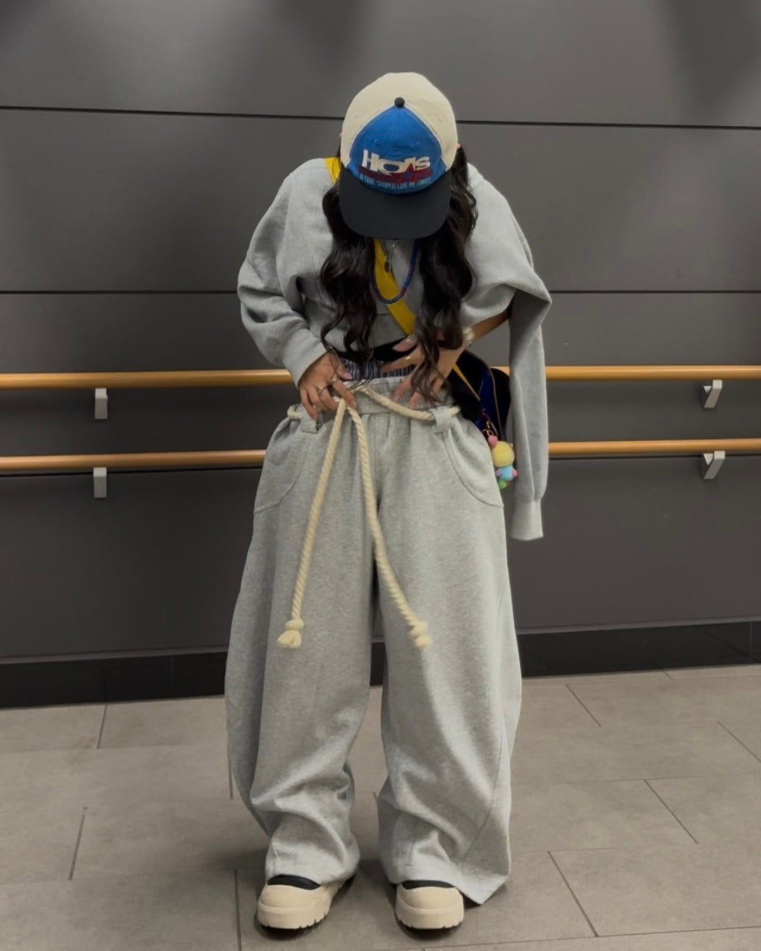マリンロープ・スーパーワイドスウェットパンツ TR003