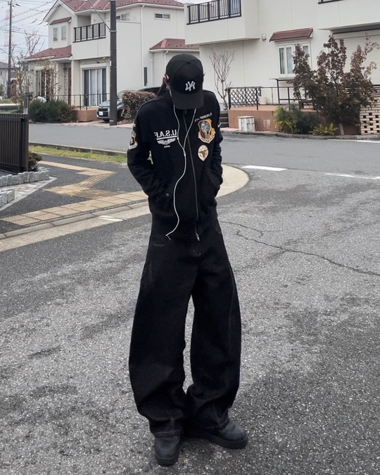 リジッドカーブブラックデニム RYU-003