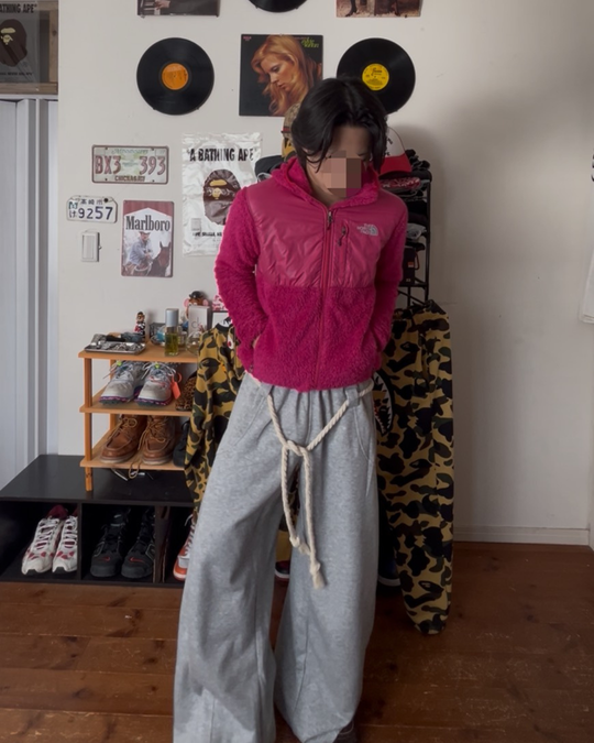 ロープウエストスウェットパンツ MHI-002