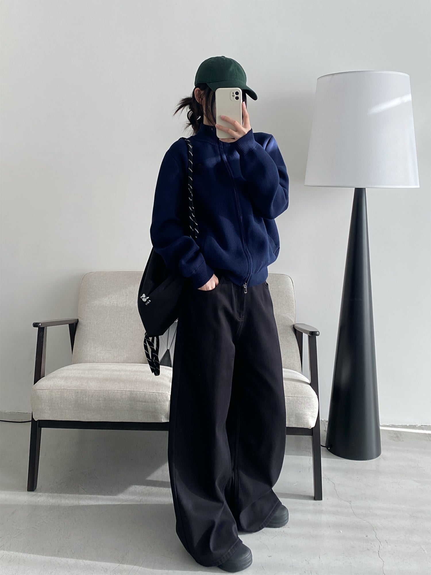 ワイドレッグモップパンツ    N607