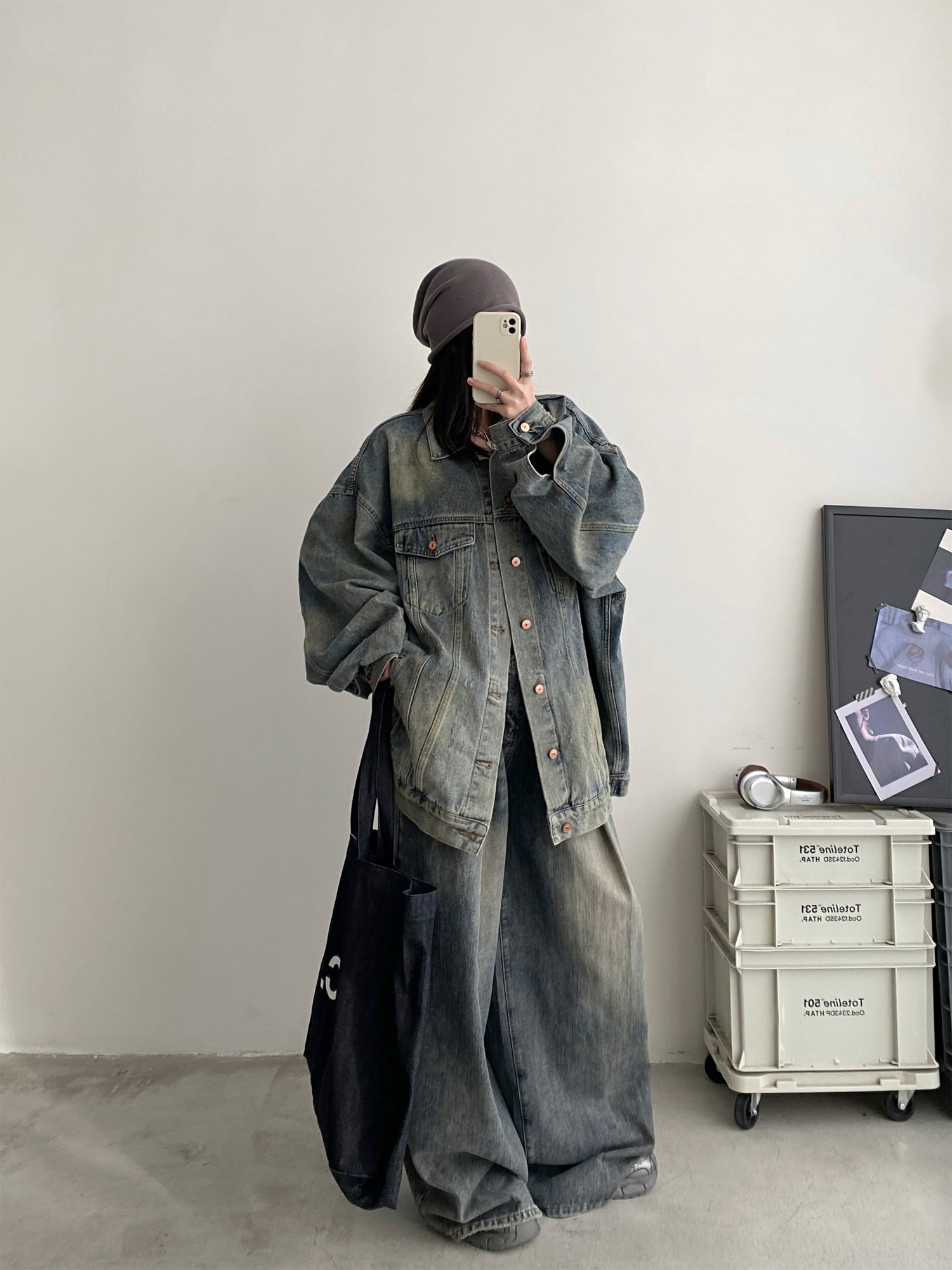 オーバーサイズデニムセットアップ N616