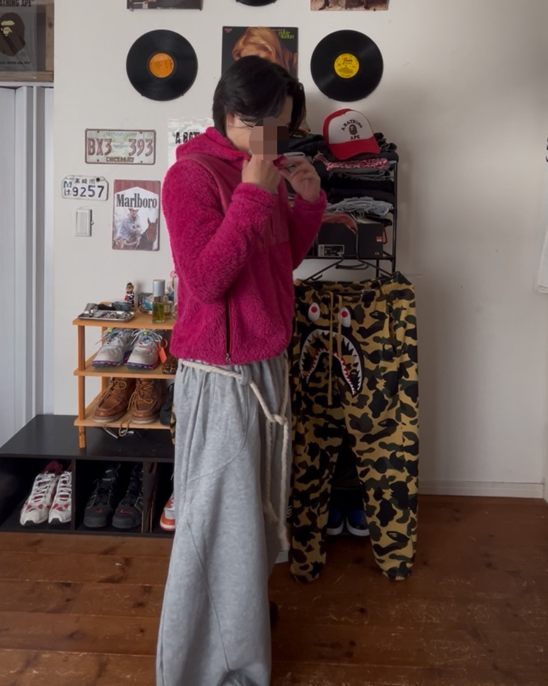 ロープウエストスウェットパンツ MHI-002