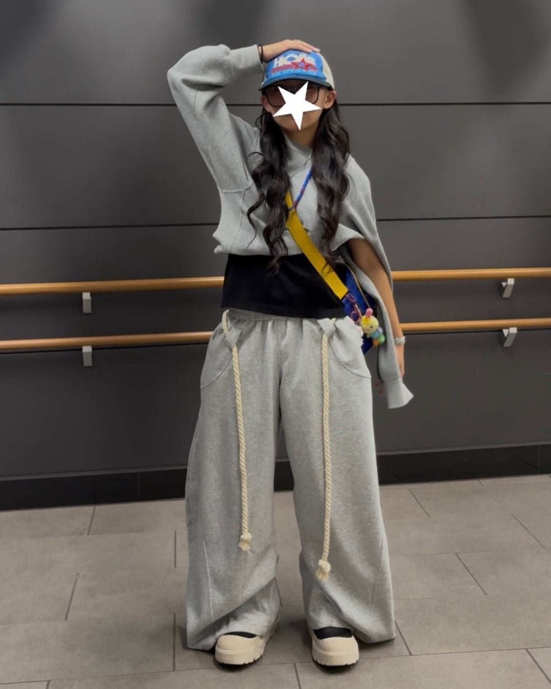 マリンロープ・スーパーワイドスウェットパンツ TR003