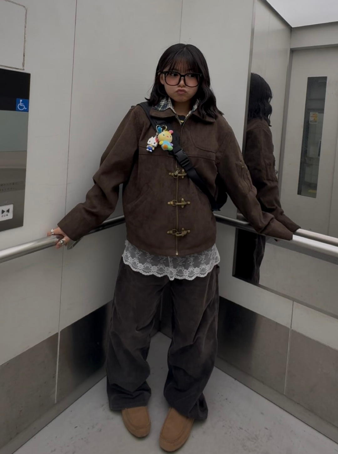 メタルトグルスエードブルゾン TR-007