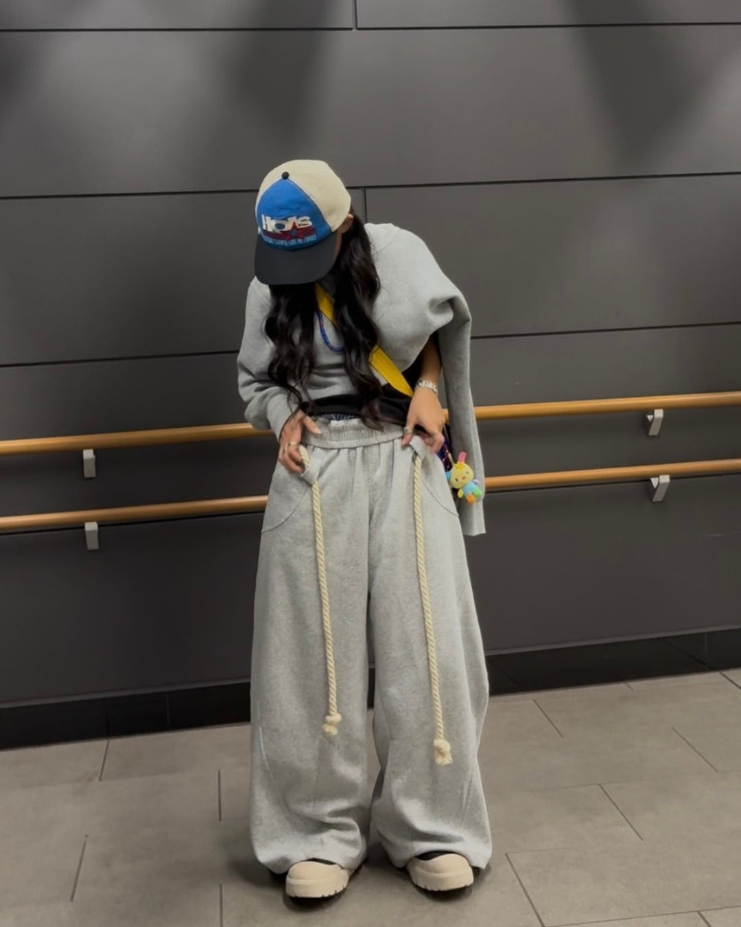 マリンロープ・スーパーワイドスウェットパンツ TR003