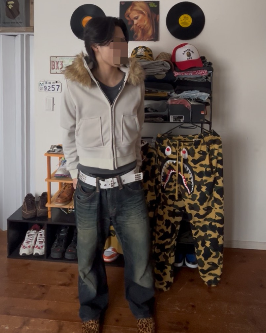 ショート丈ファーパーカー MHI-001