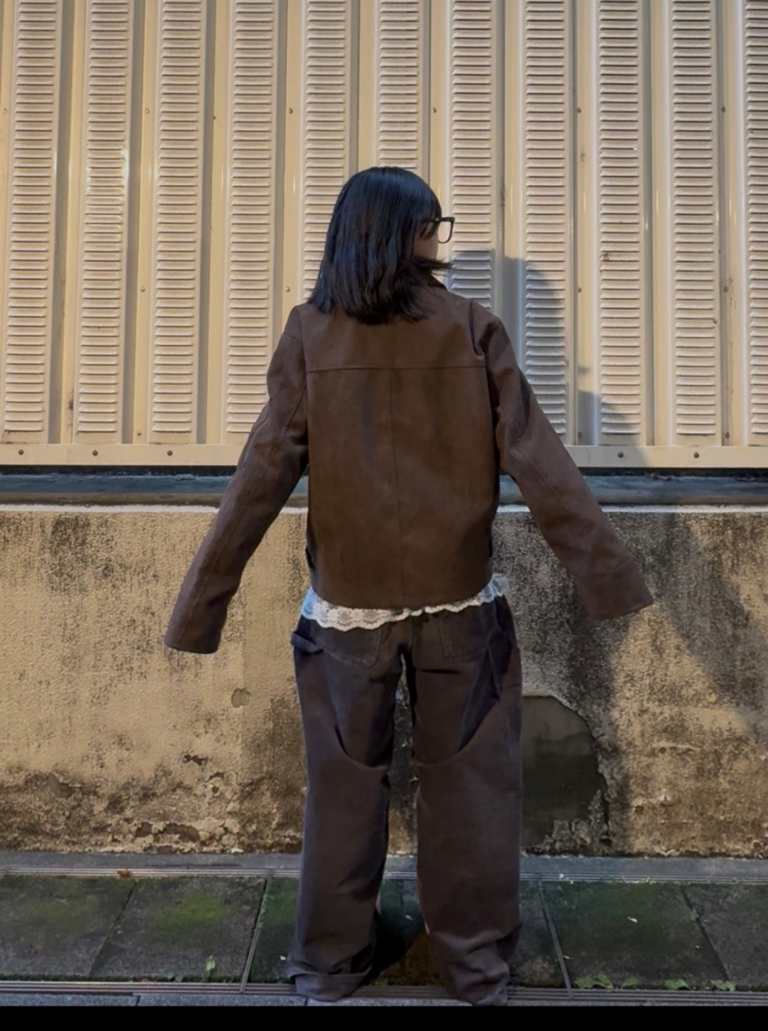 メタルトグルスエードブルゾン TR-007