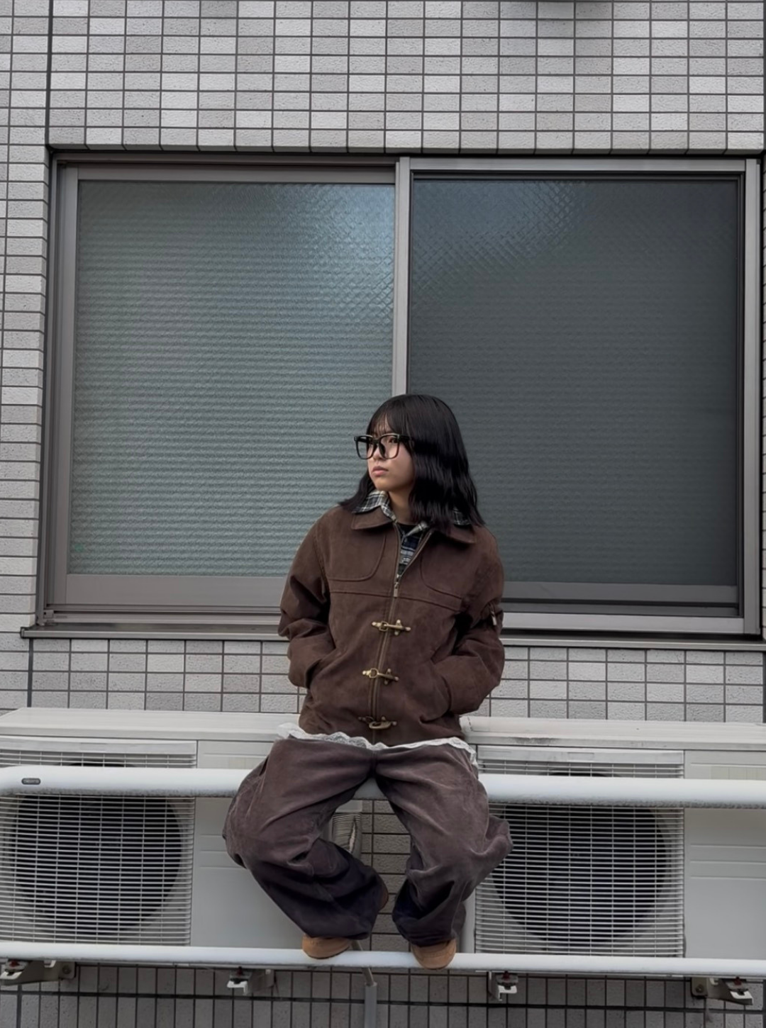 メタルトグルスエードブルゾン TR-007