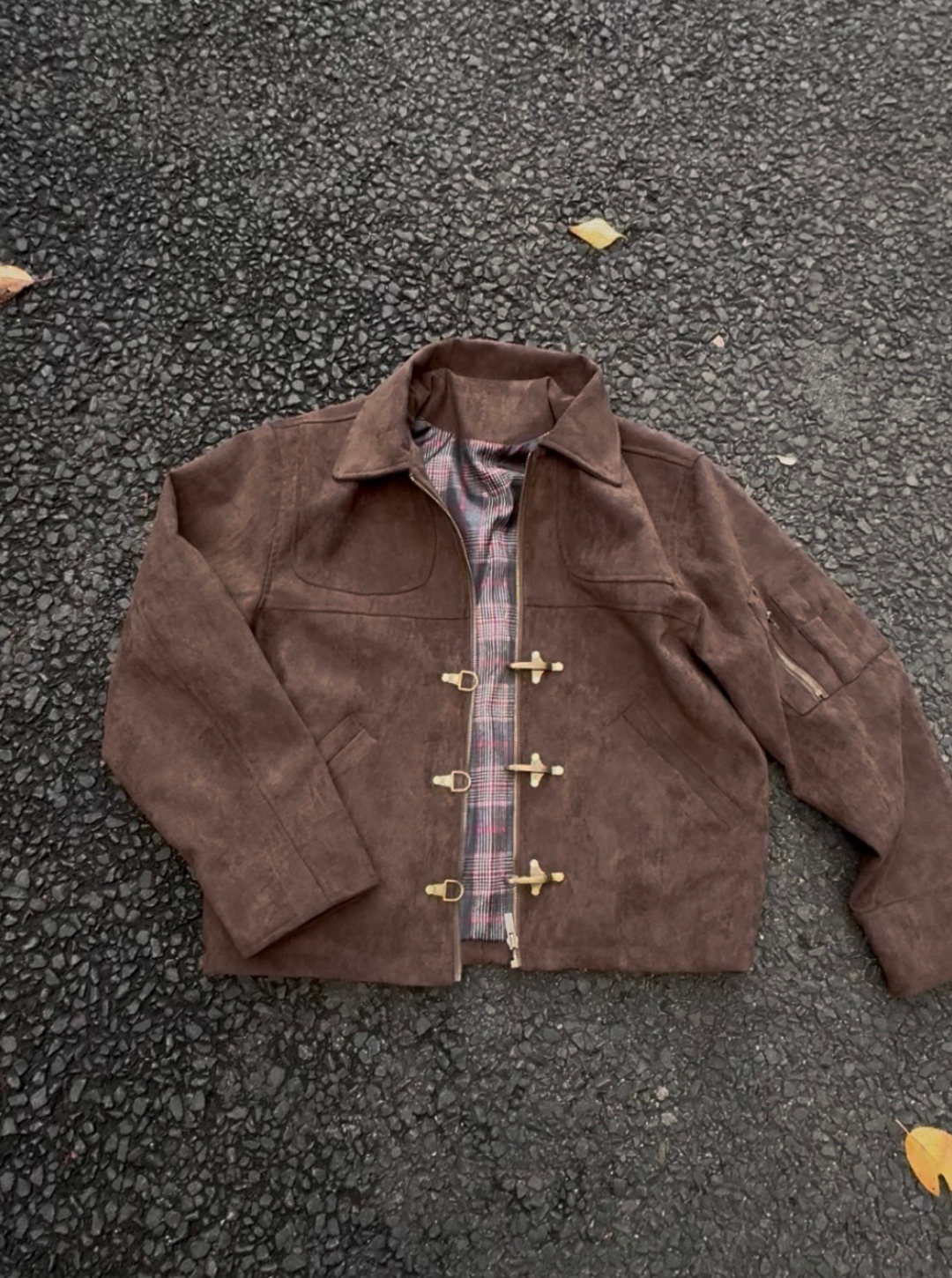 メタルトグルスエードブルゾン TR-007