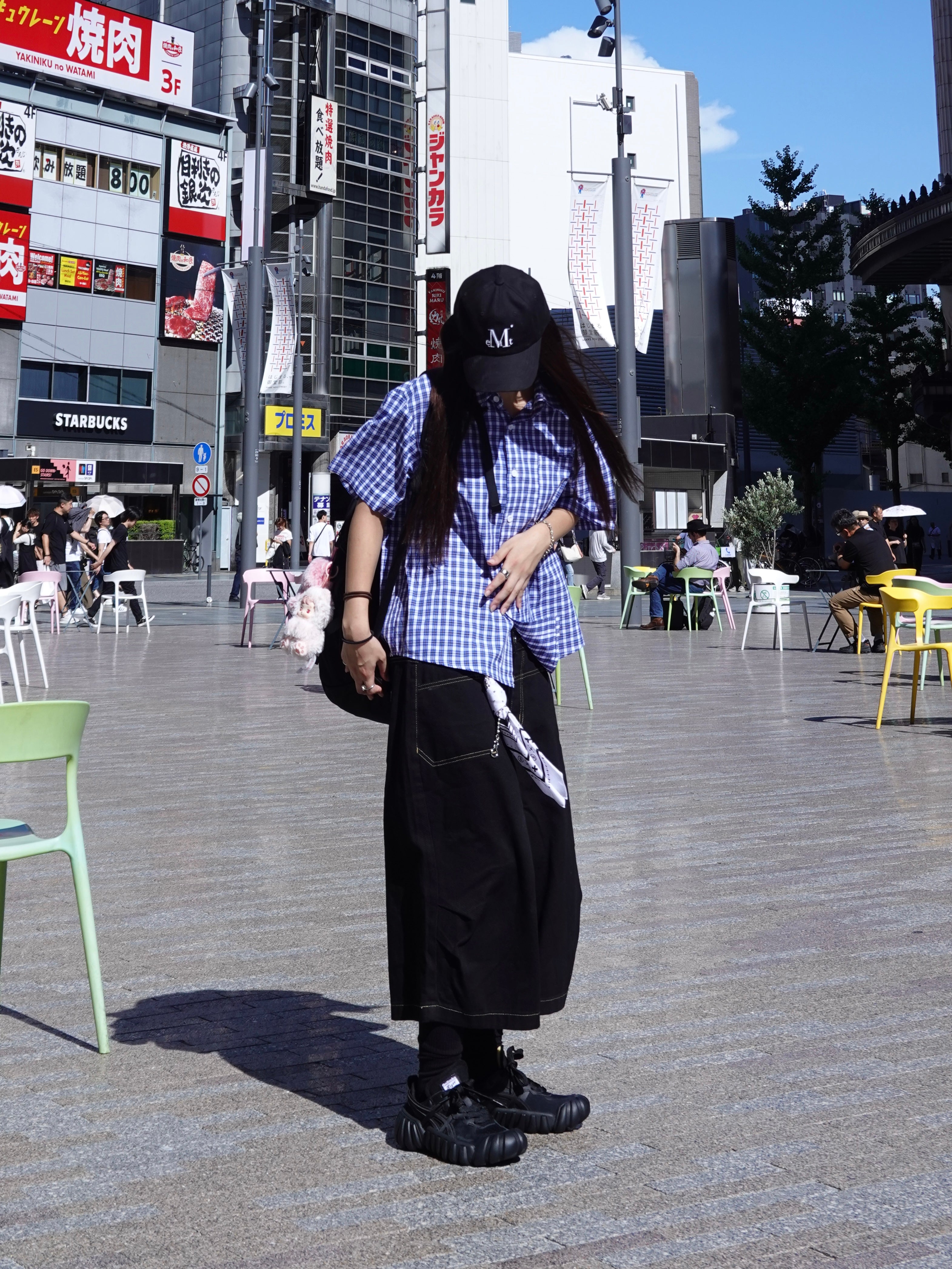 クロップドワイドデニム KR003