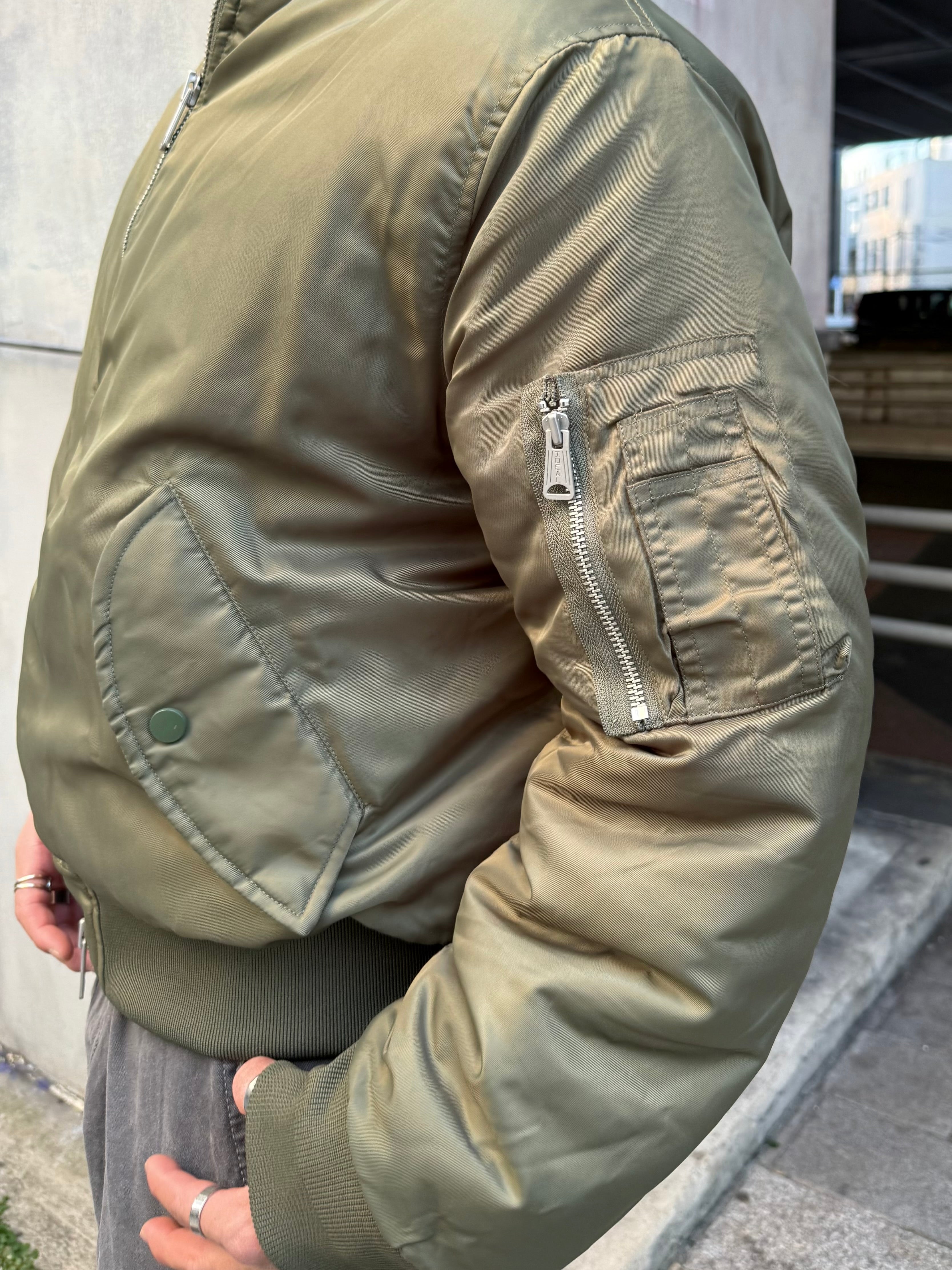 BELVET ma1 ボンバージャケット　円堂守 Faded MA-1 Bomber Jacket – BELVET