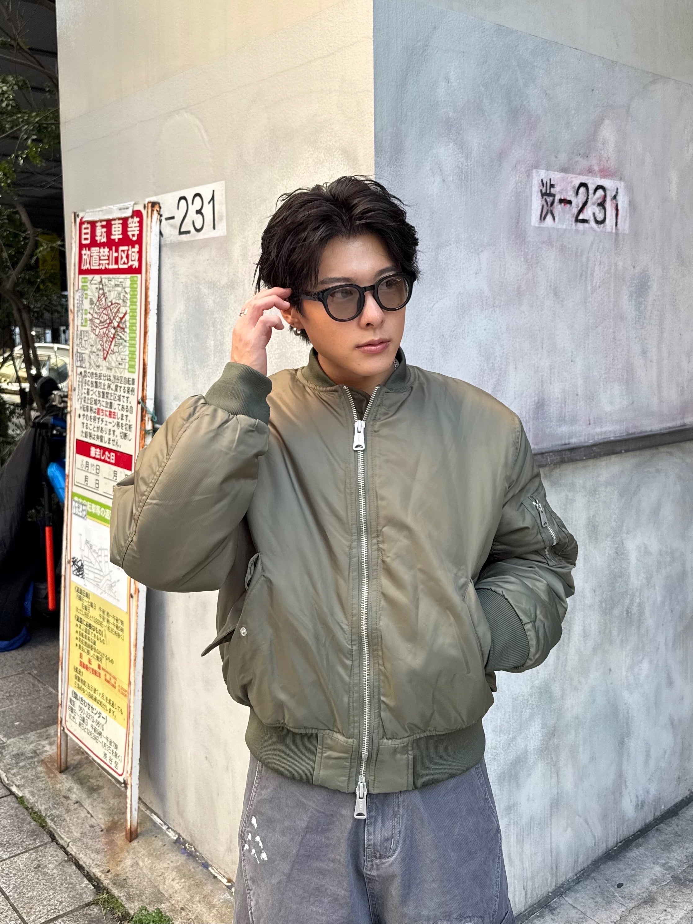 ヴィンテージミリタリーMA-1ボンバージャケット KO-004