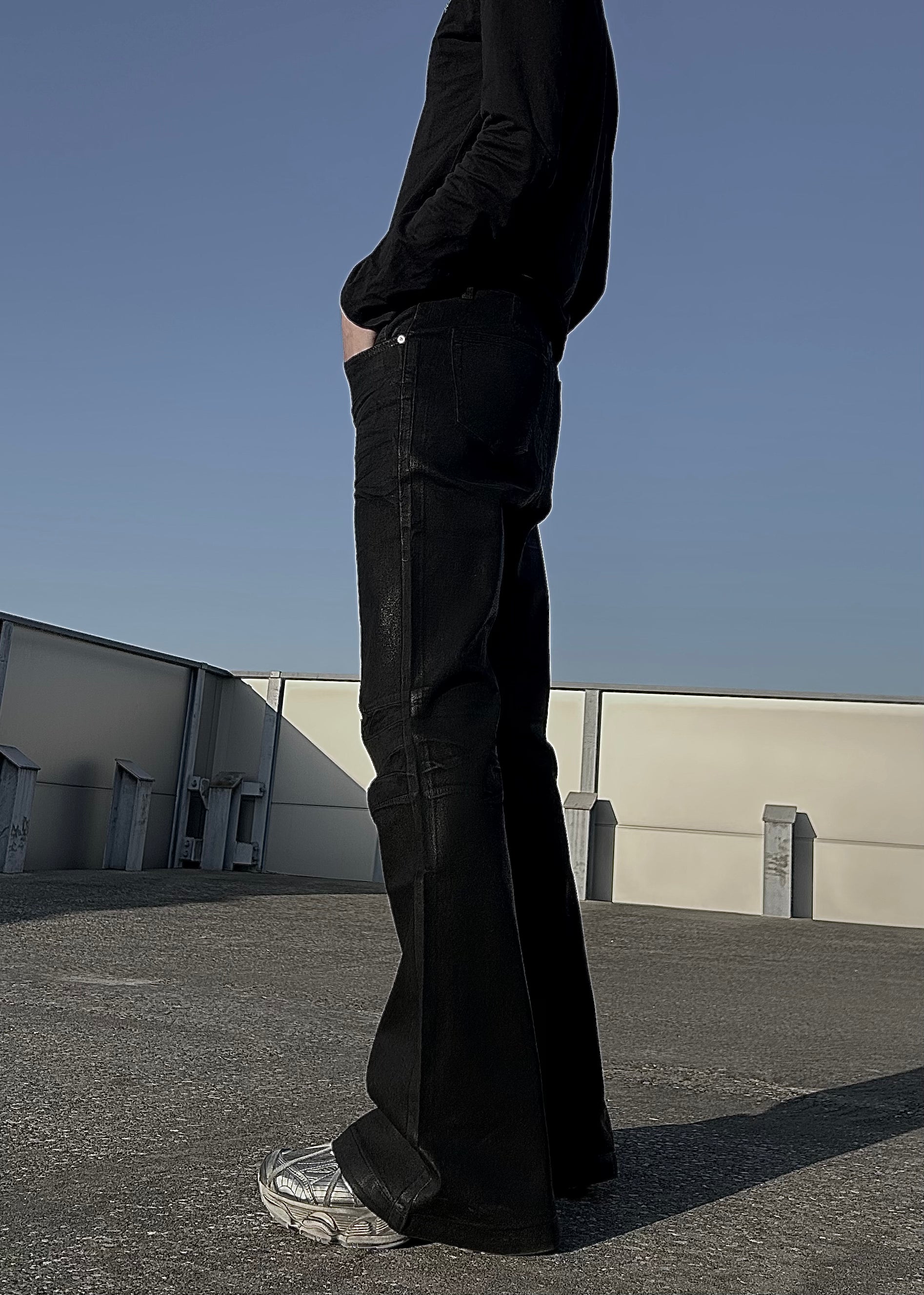 ワックスコート ブーツカットデニム　BDW001