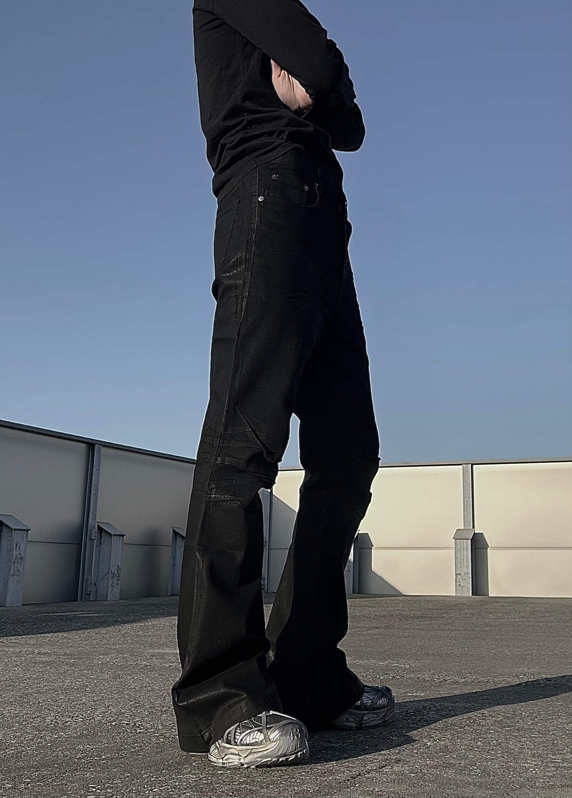 ワックスコート ブーツカットデニム　BDW001