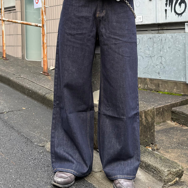 【グリーン】イージーワイドストレートデニムパンツ IMG_8931_600x600_crop_center.