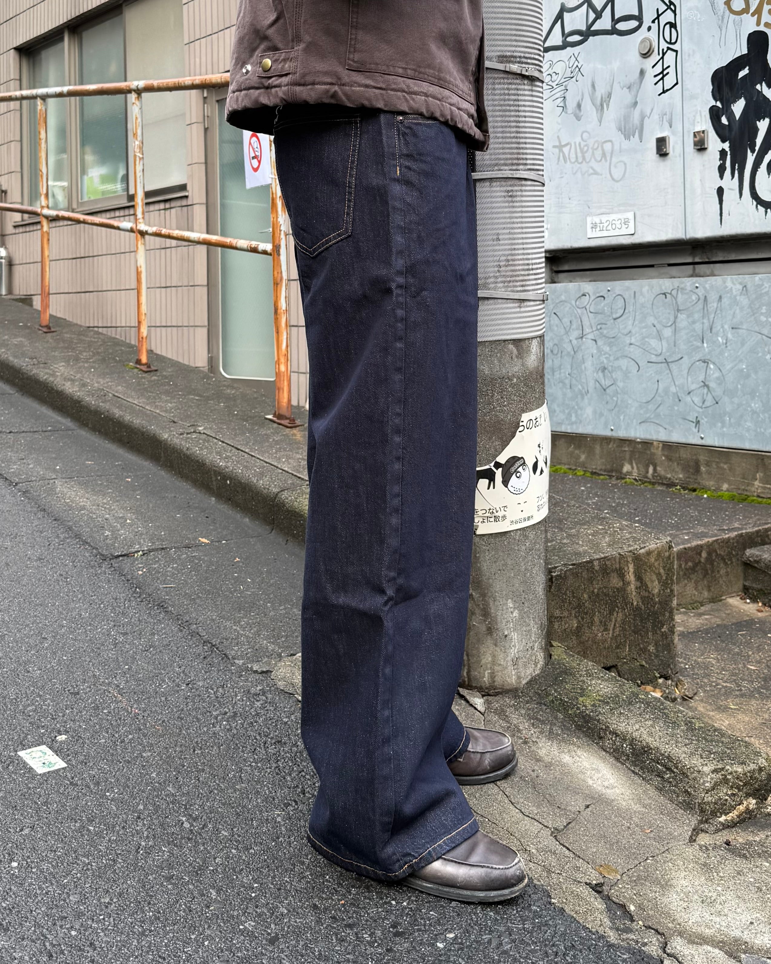 クリーンフィットワイドストレートデニムパンツ KO-003