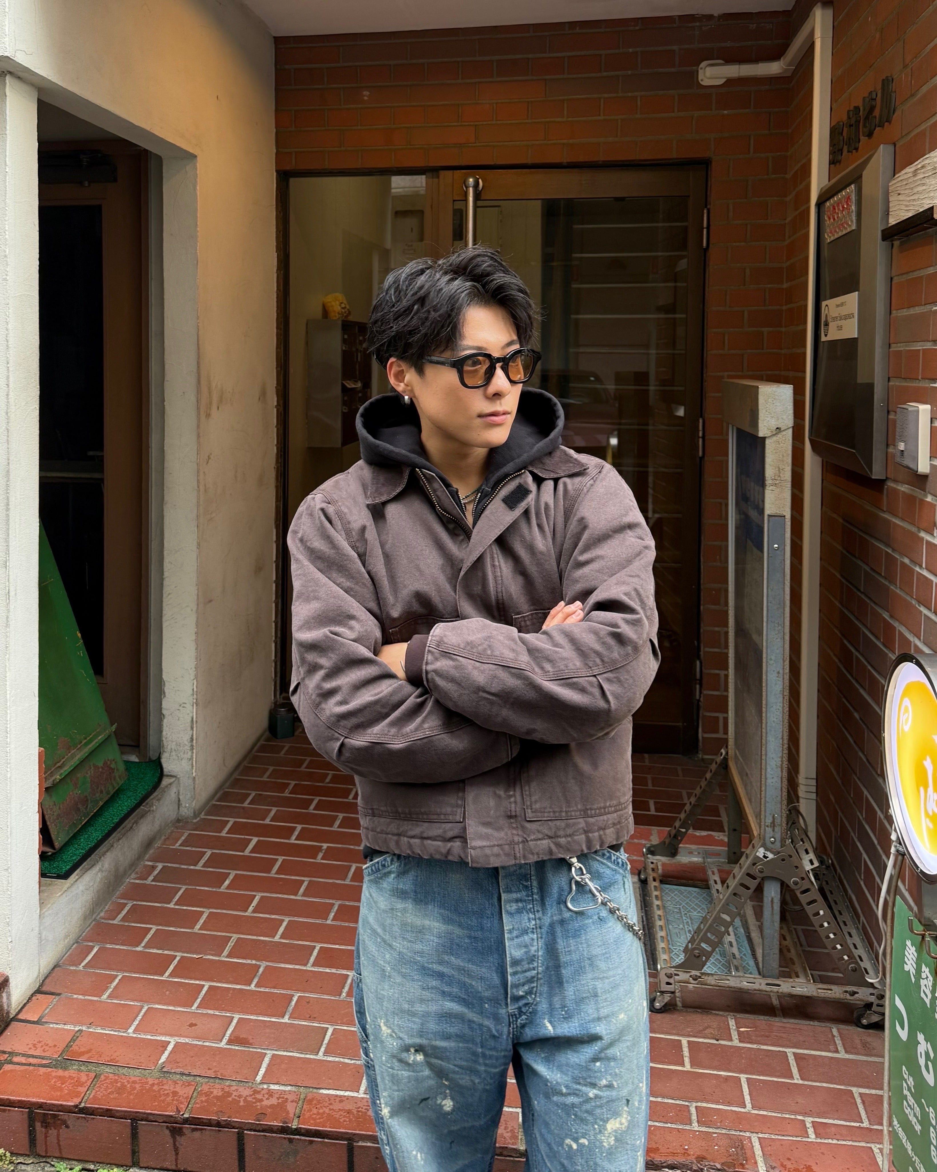 ヴィンテージウォッシュデトロイトワークジャケット KO-002