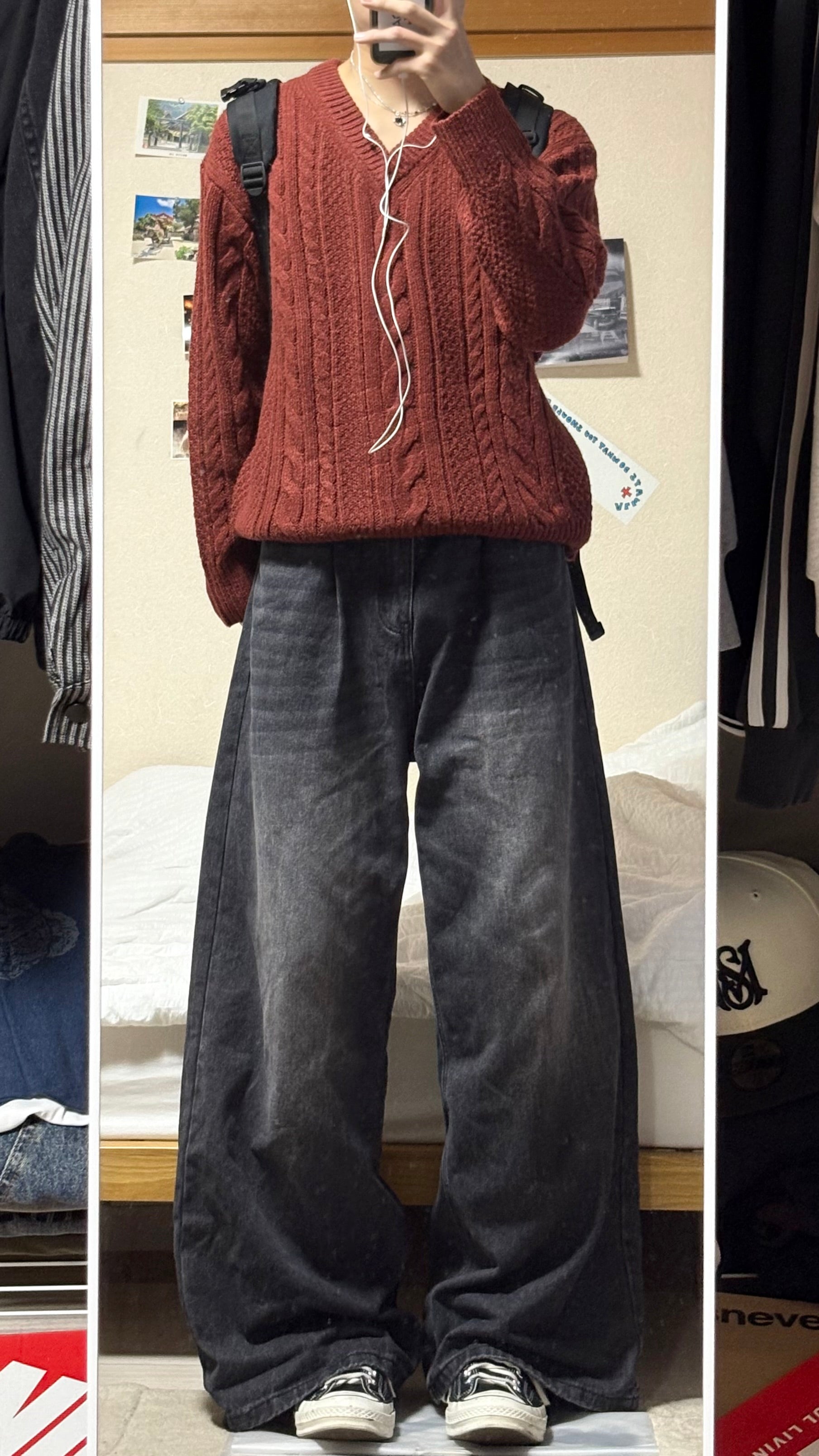 Feinicko バギーデニム 中古・古着通販】FEINICKO (フェイニコ) コーティングバギーデニム