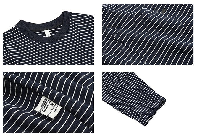 ボーダーロングＴシャツ    N361