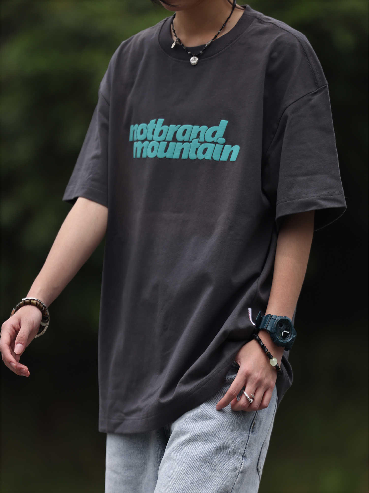 オーバーサイズ立体ロゴＴシャツ    N49