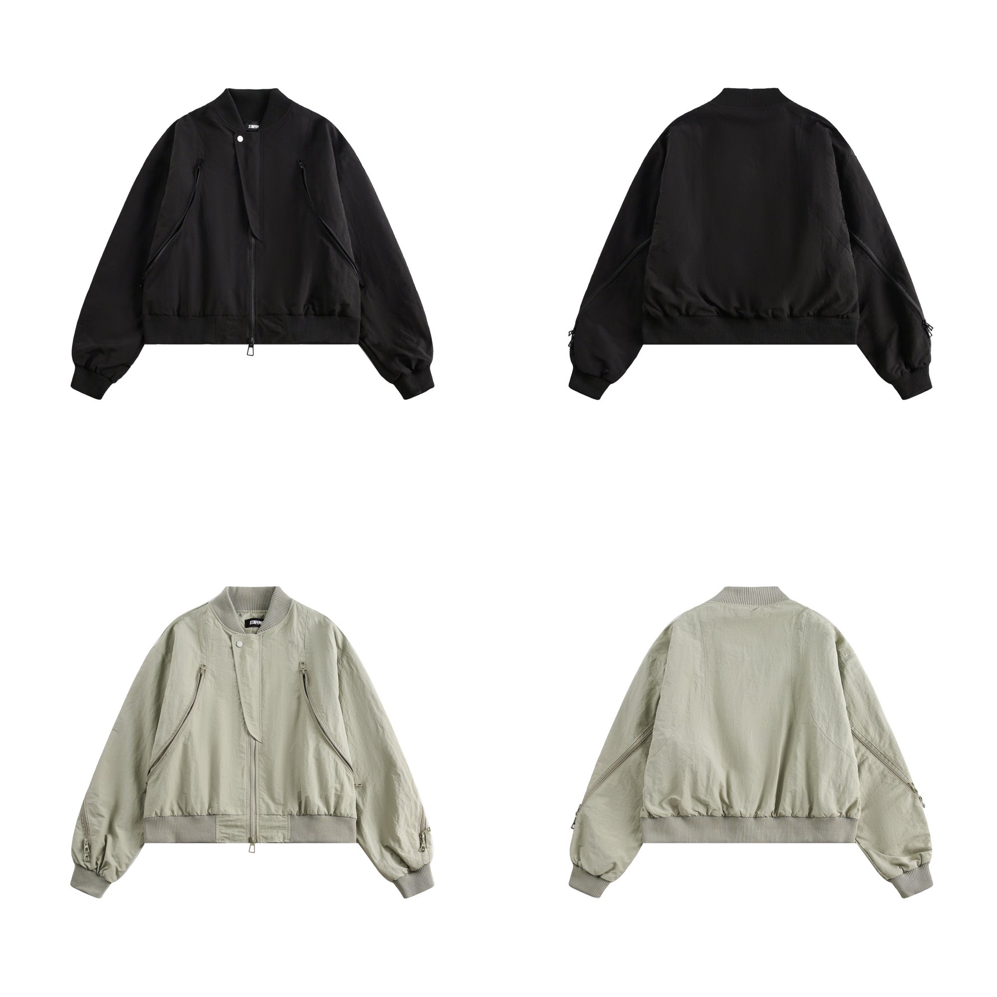 ジップ付きライトフライトジャケット    N30