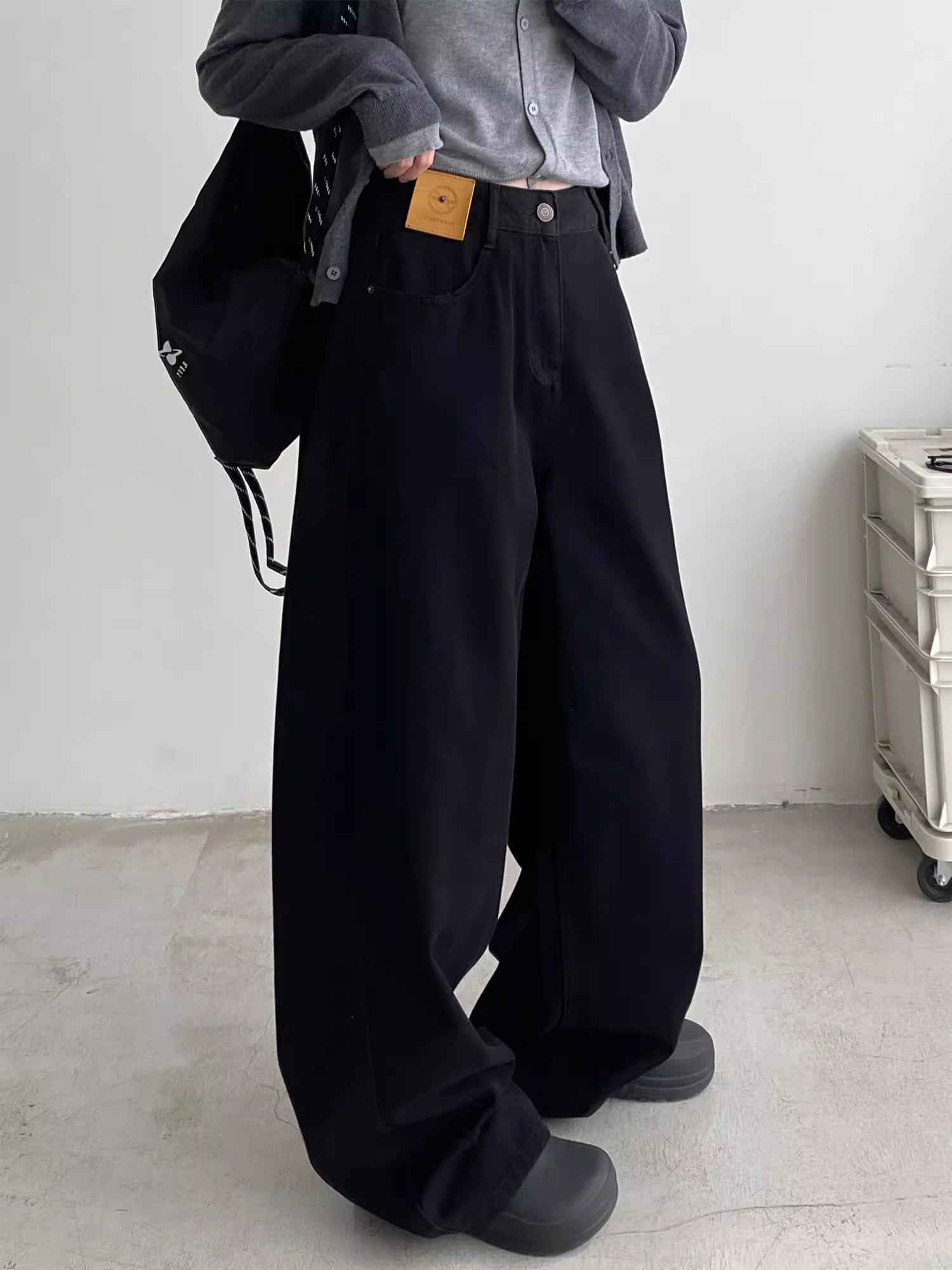 ワイドストレートデニム N807