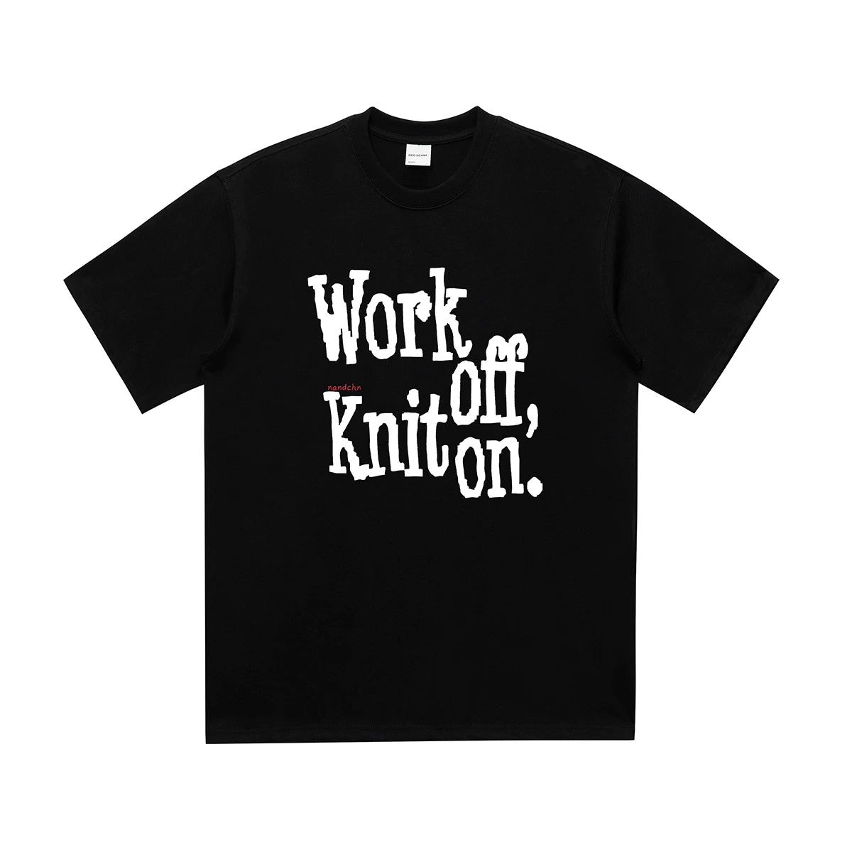 アメカジビッグロゴプリント クルーネックTシャツ RL-003
