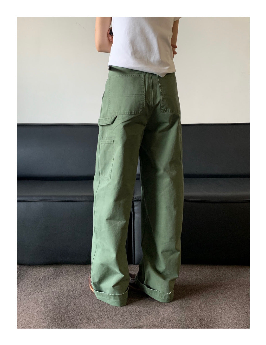 レトロストレートワークパンツ    N33