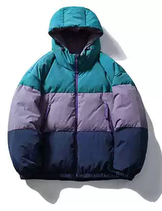 コントラストカラーダウンジャケット    N279