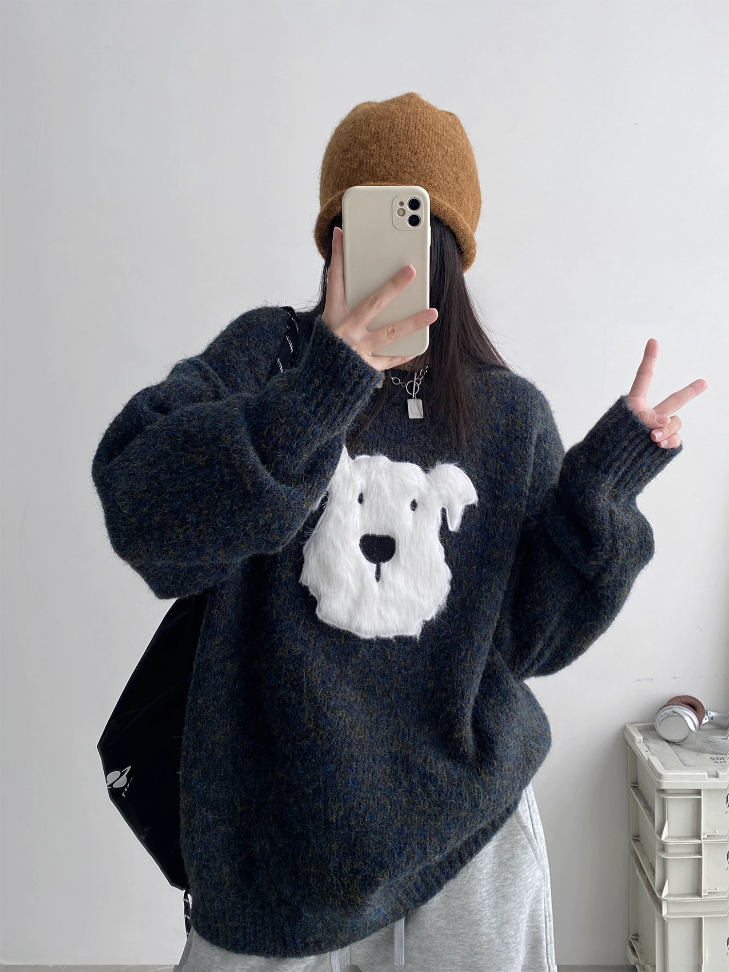 アニマルニットセーター N819