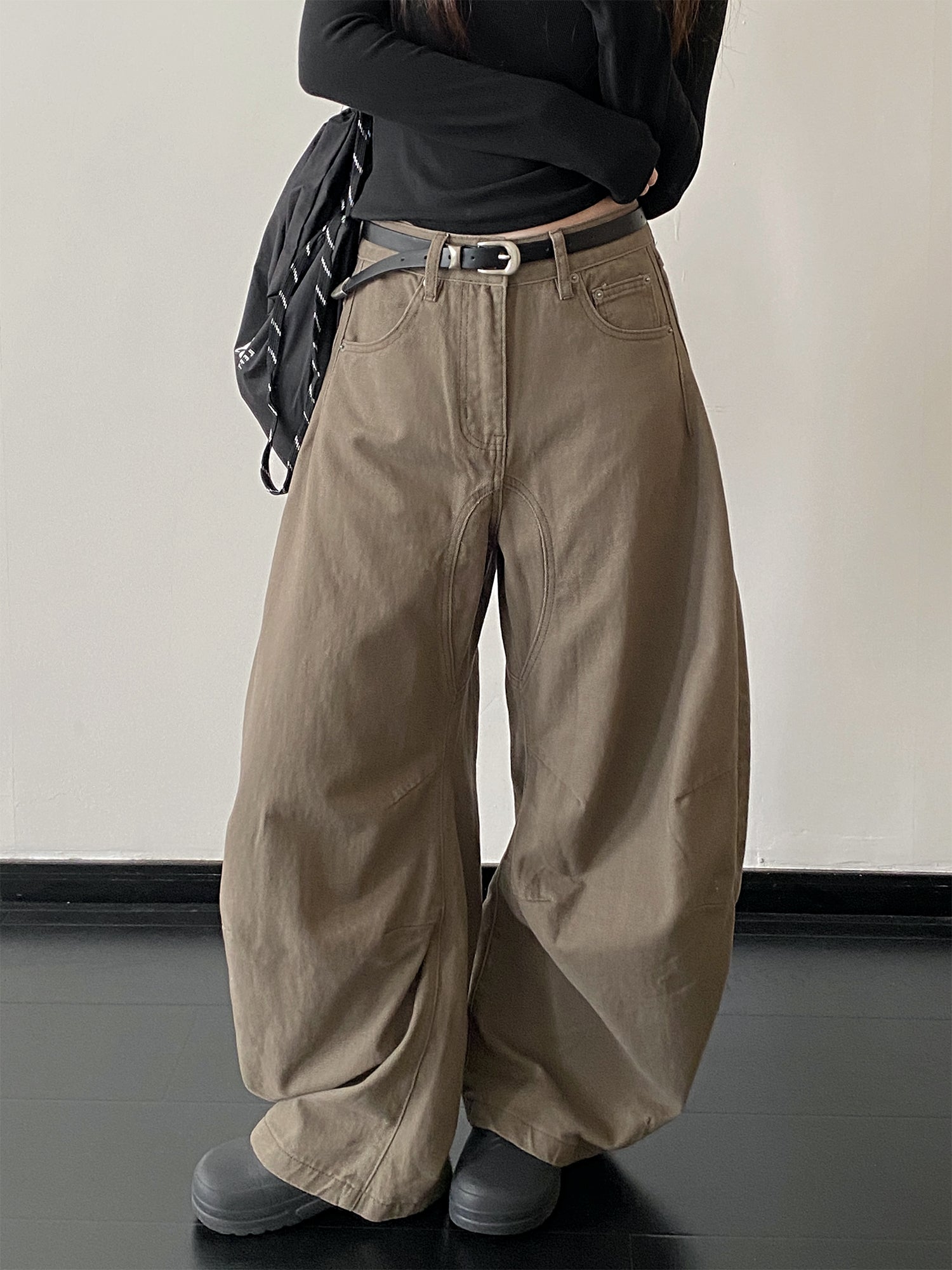 カーブワイドワークパンツ N603