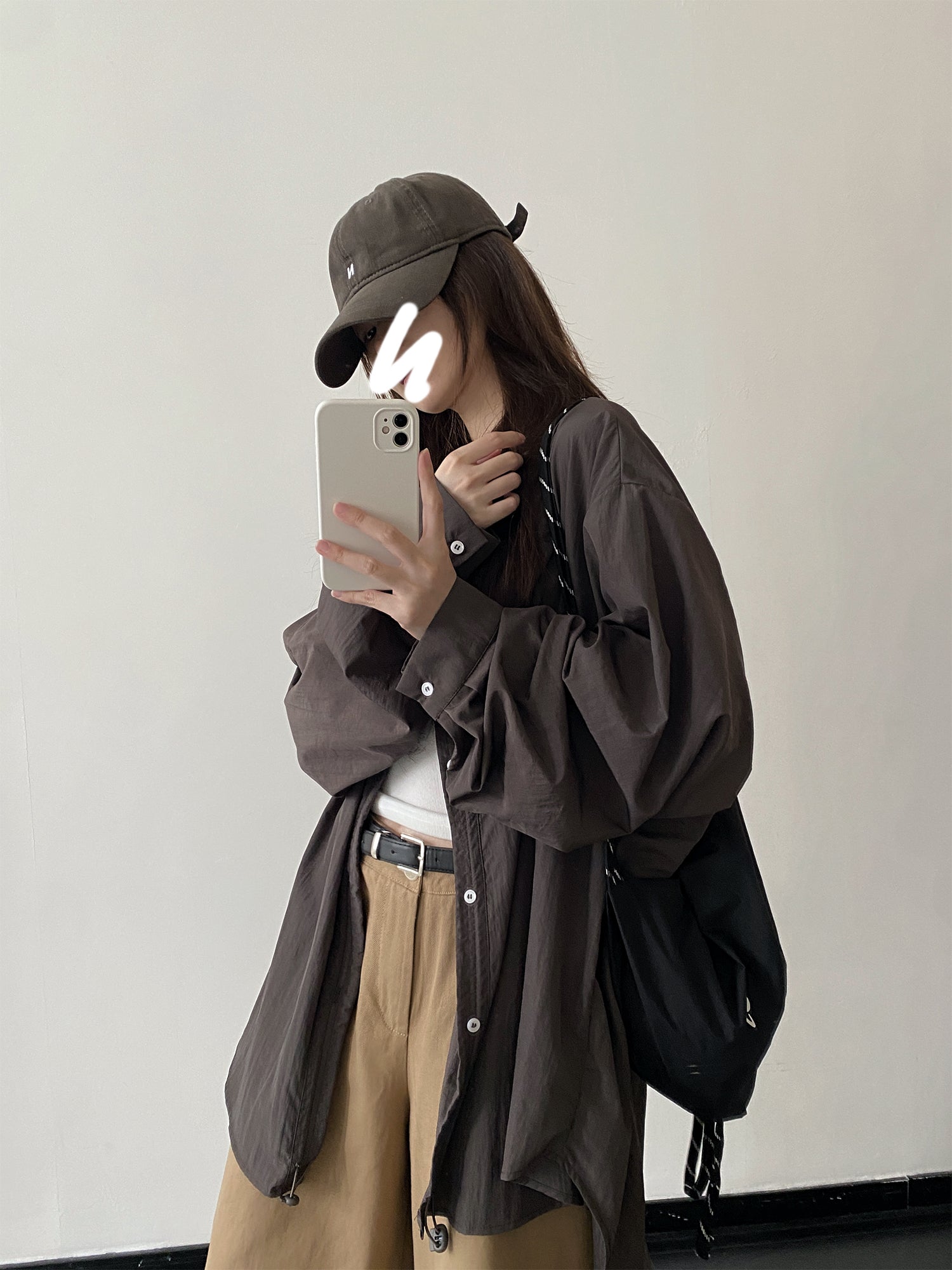 ドローストリングデザインシャツ    N611