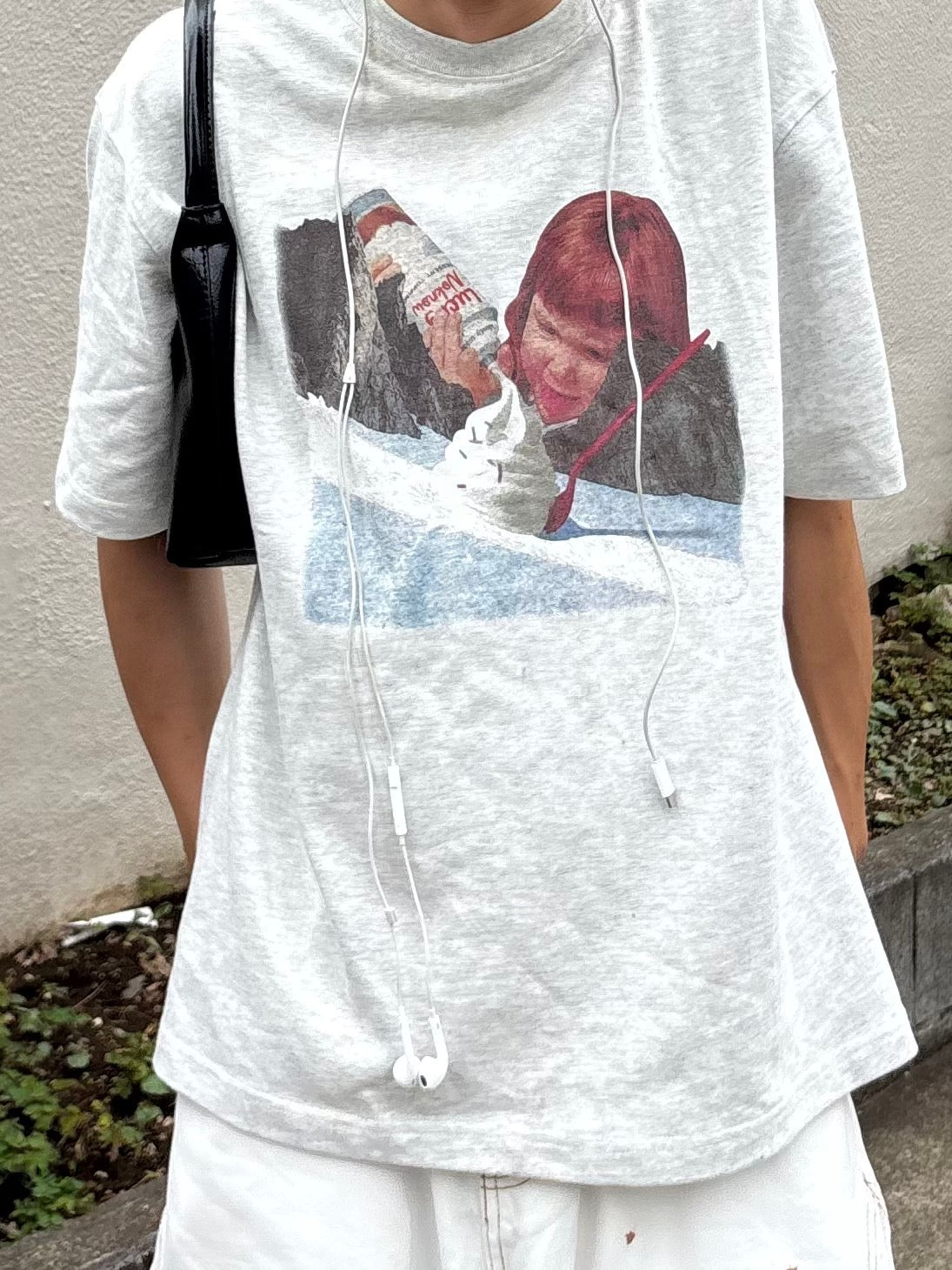 フォトグラフィック・プリントTシャツ　GA001
