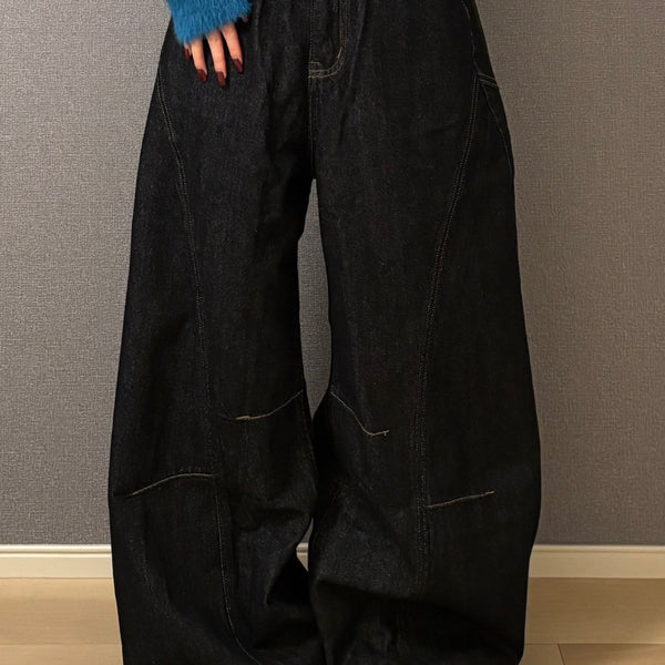 シーム・ワイドバルーンデニム s0814m-17