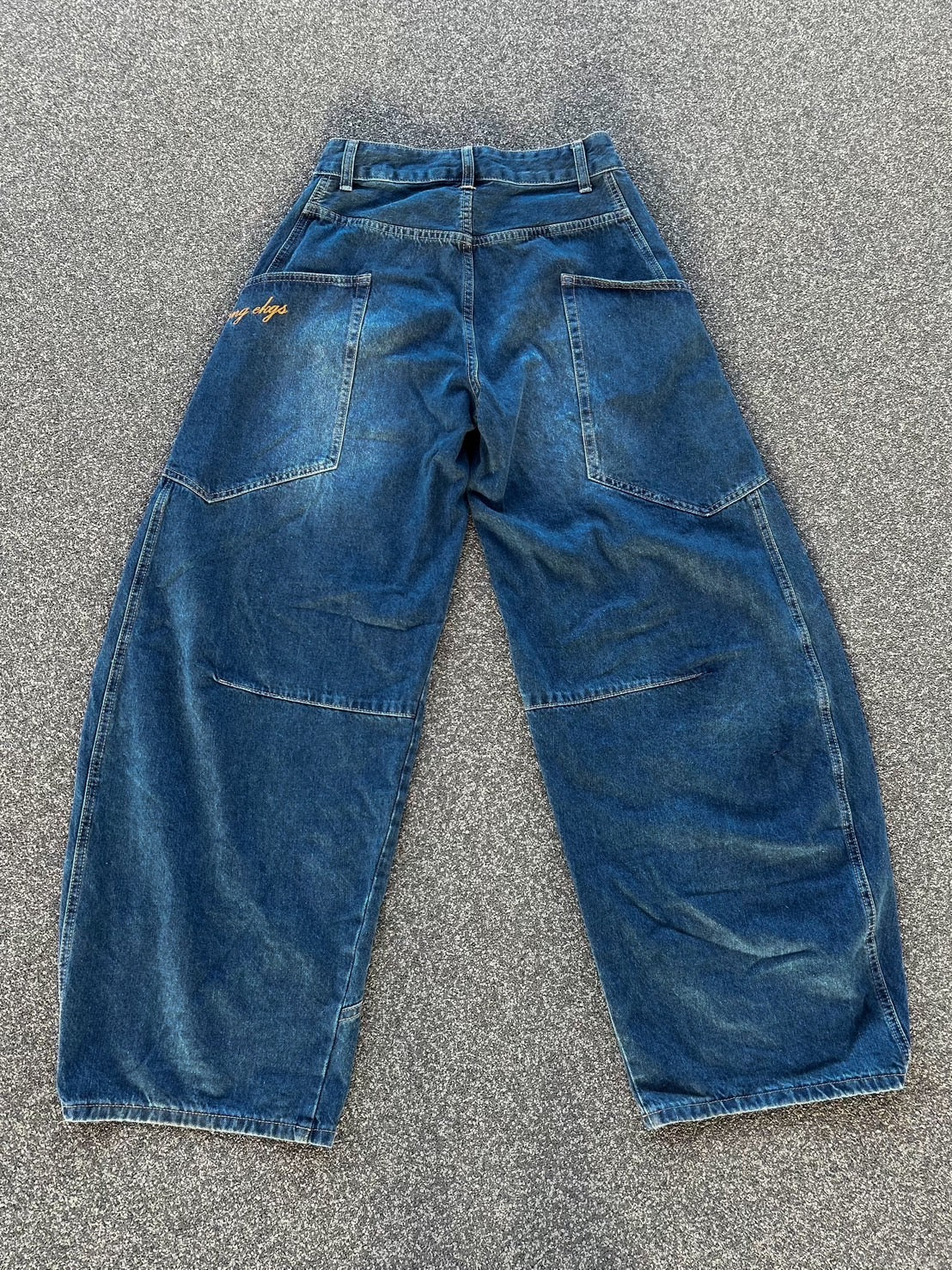 3Dカーブ・パネル切替ワイドデニム MI-08