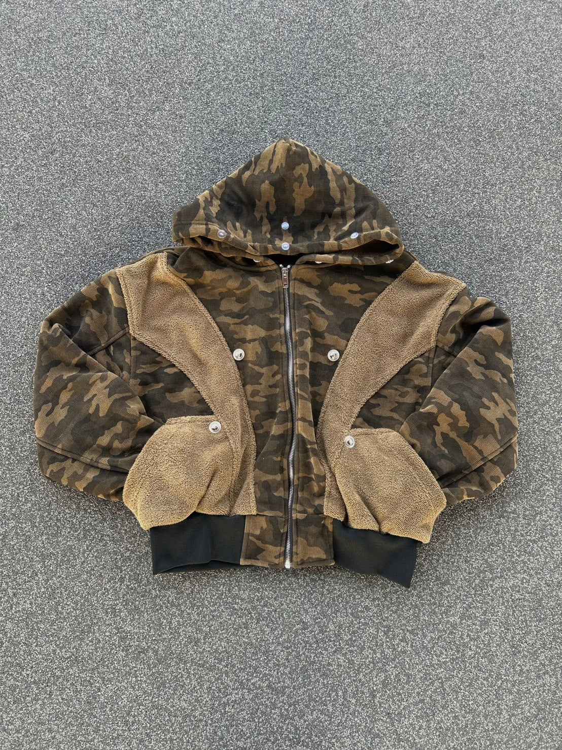 カモフラージュファー付きブルゾン MI-15
